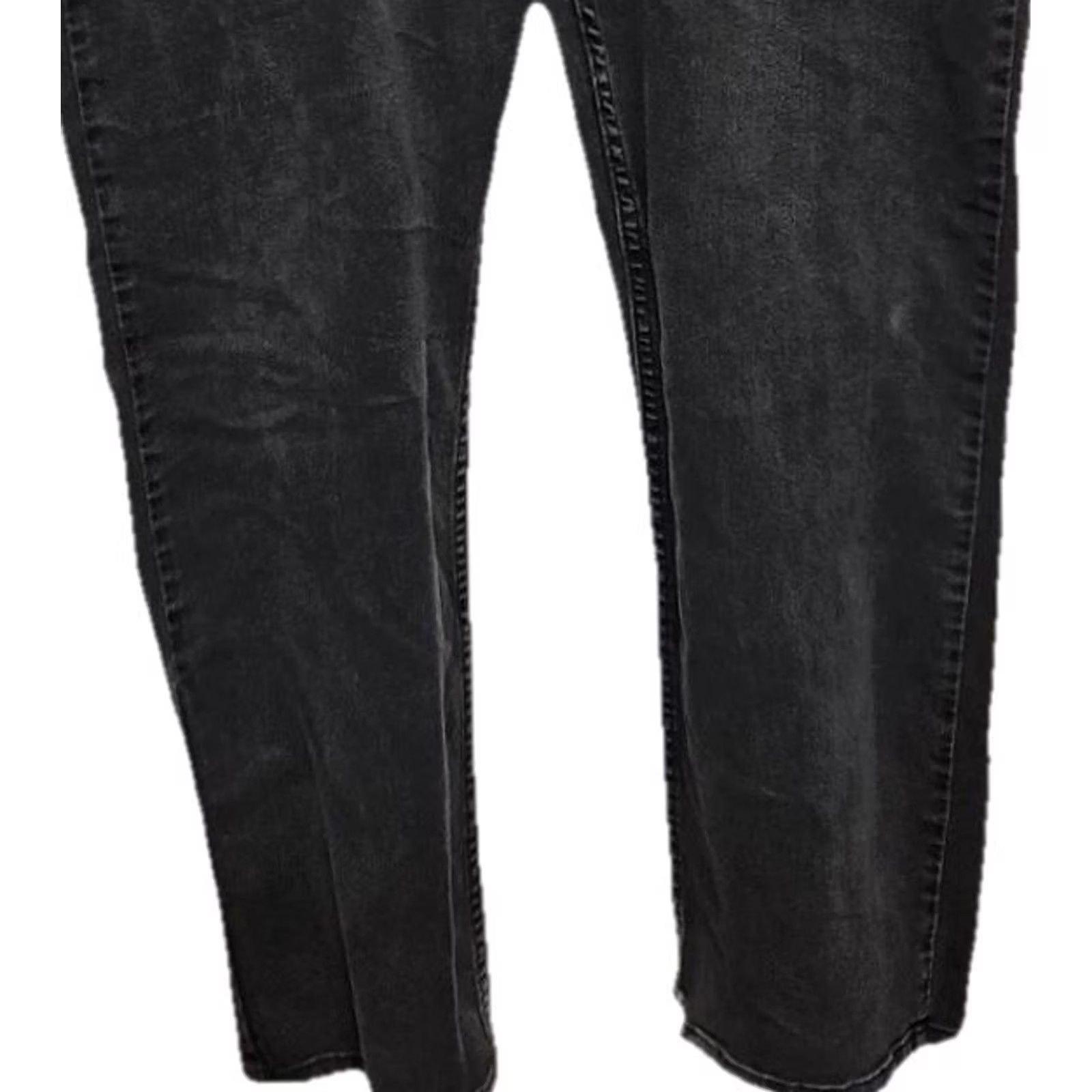 Lee Lee Riders Women’s Dark Gray Stretch Denim Jeans 18M Regular/18M Straight 28in Inseam Size 40" / US 18 - 3 Thumbnail