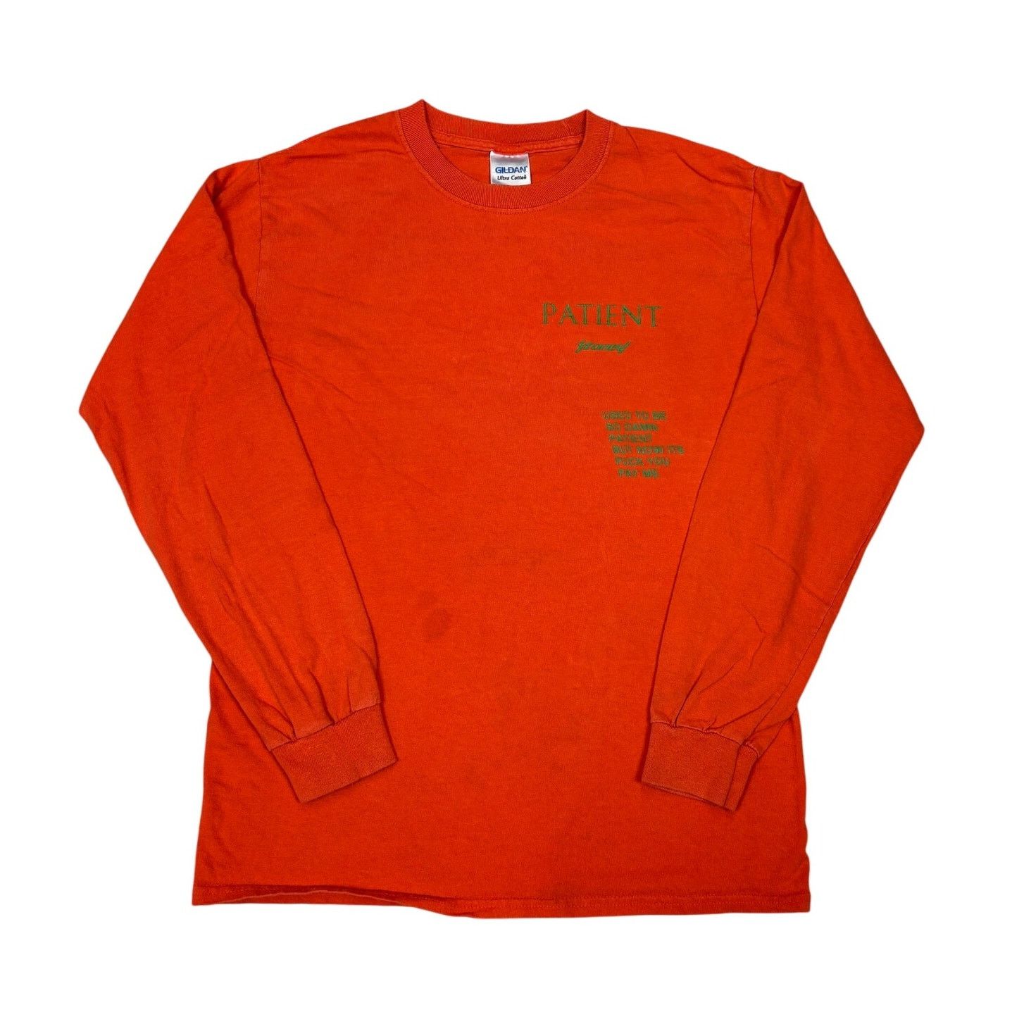 Gildan × Rap Tees Post Malone Patient Stoney Album Long Sleeve Shirt Men's S Size US S / EU 44-46 / 1 - 1 Thumbnail