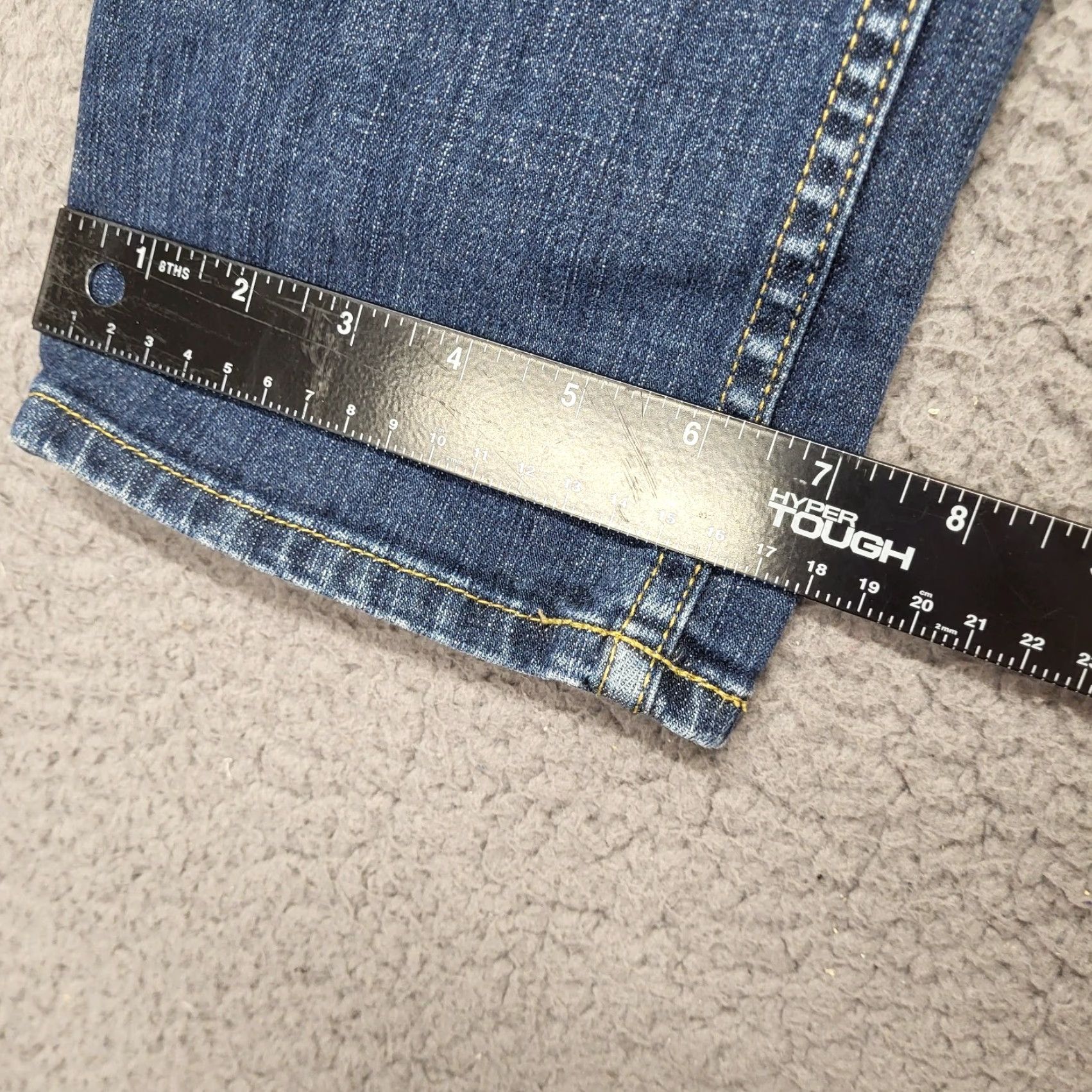 Vera Wang VERA VERA WANG Jeans Women's Size 6 Straight Ankle Medium Wash 30x26 Denim Blue Regular Women Size 28" / US 6 / IT 42 - 7 Thumbnail