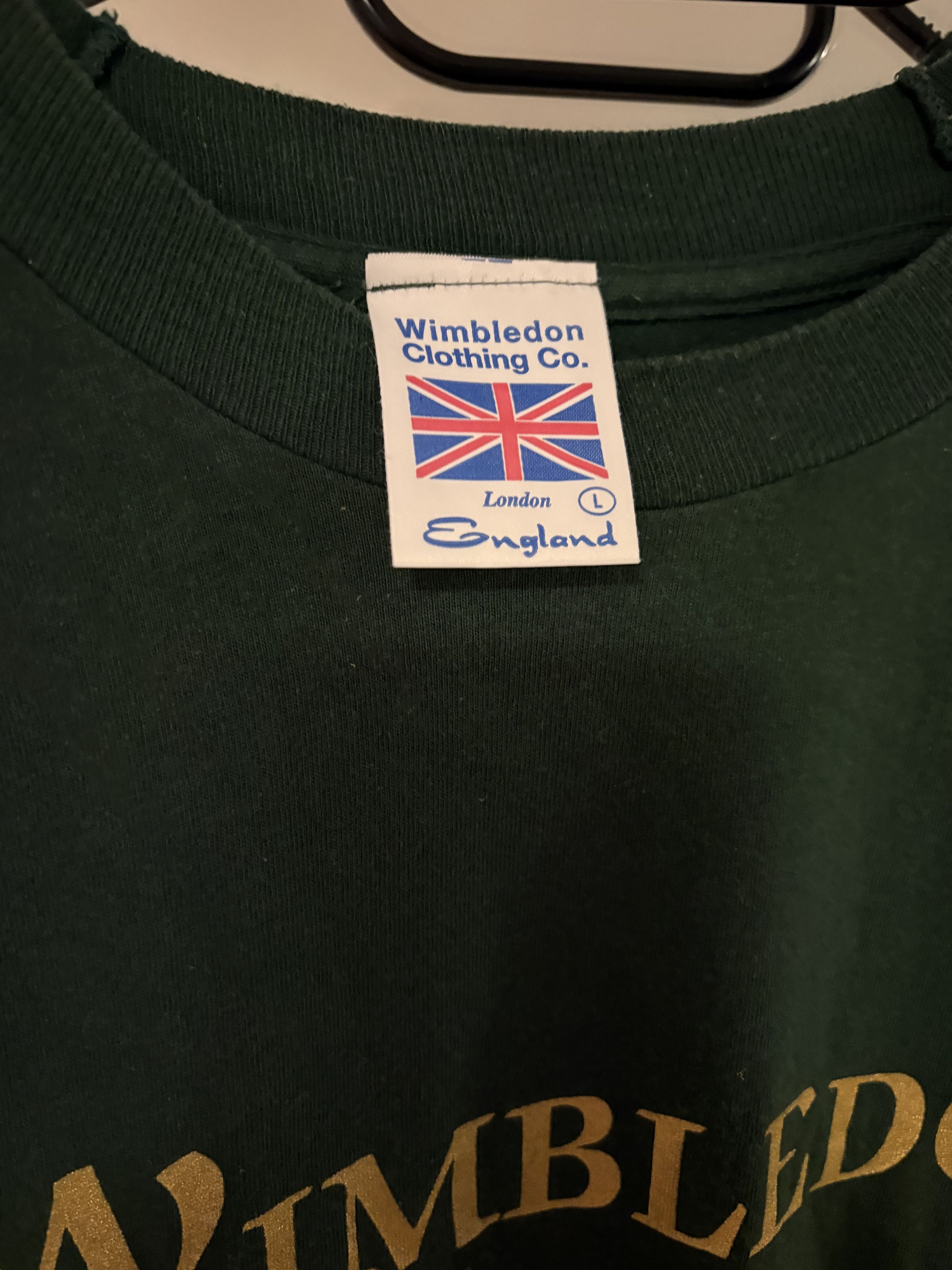 Other Vintage 1995 Wimbledon Tournament T-Shirt - Green - Size L - Size US L / EU 52-54 / 3 - 2 Thumbnail