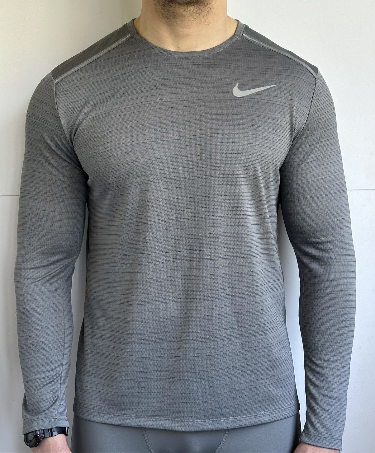 Nike Nike Running Training Set Long Sleeve Shirt Leggings Size L Size US M / EU 48-50 / 2 - 1 Thumbnail