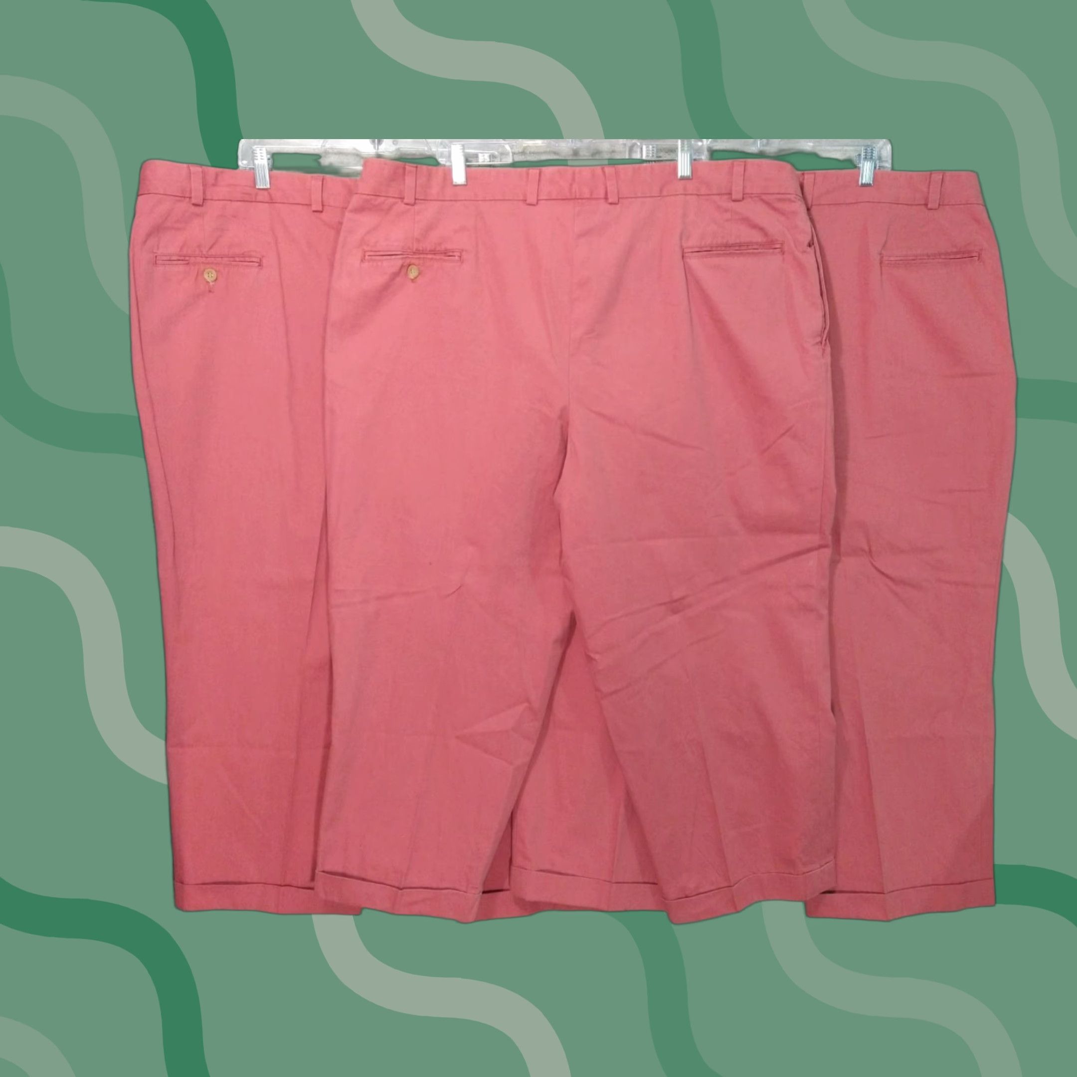 Bills Khakis Bills Khakis Pants Mens 46 x 24 Red Chino M2P Pleated Twill Cotton Lot of 3 Pants Regular Mens 46 Red Chino Size US 30 / EU 46 - 1 Thumbnail