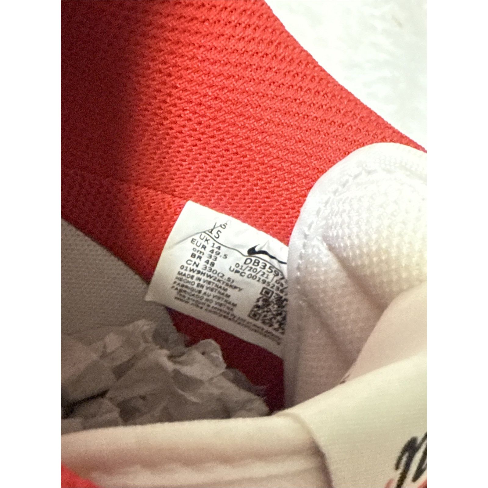 Nike Nike Air Force 1 ‘07 LV8 Sz 15 First Use University Red Rare Size US 15 / EU 48 - 8 Thumbnail
