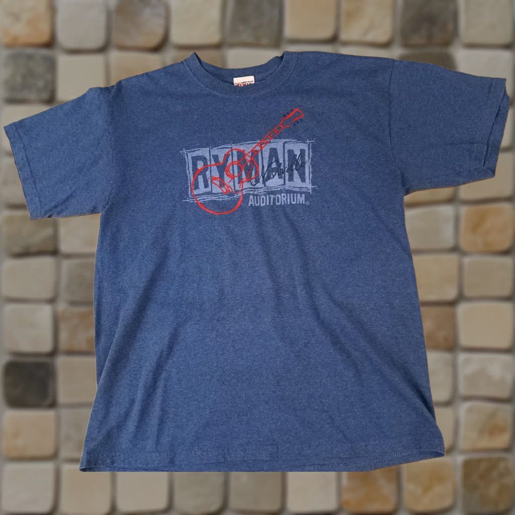 Vintage Vintage Ryman Nashville Large Shirt Blue Navy Unisex Adult Size US L / EU 52-54 / 3 - 1 Thumbnail