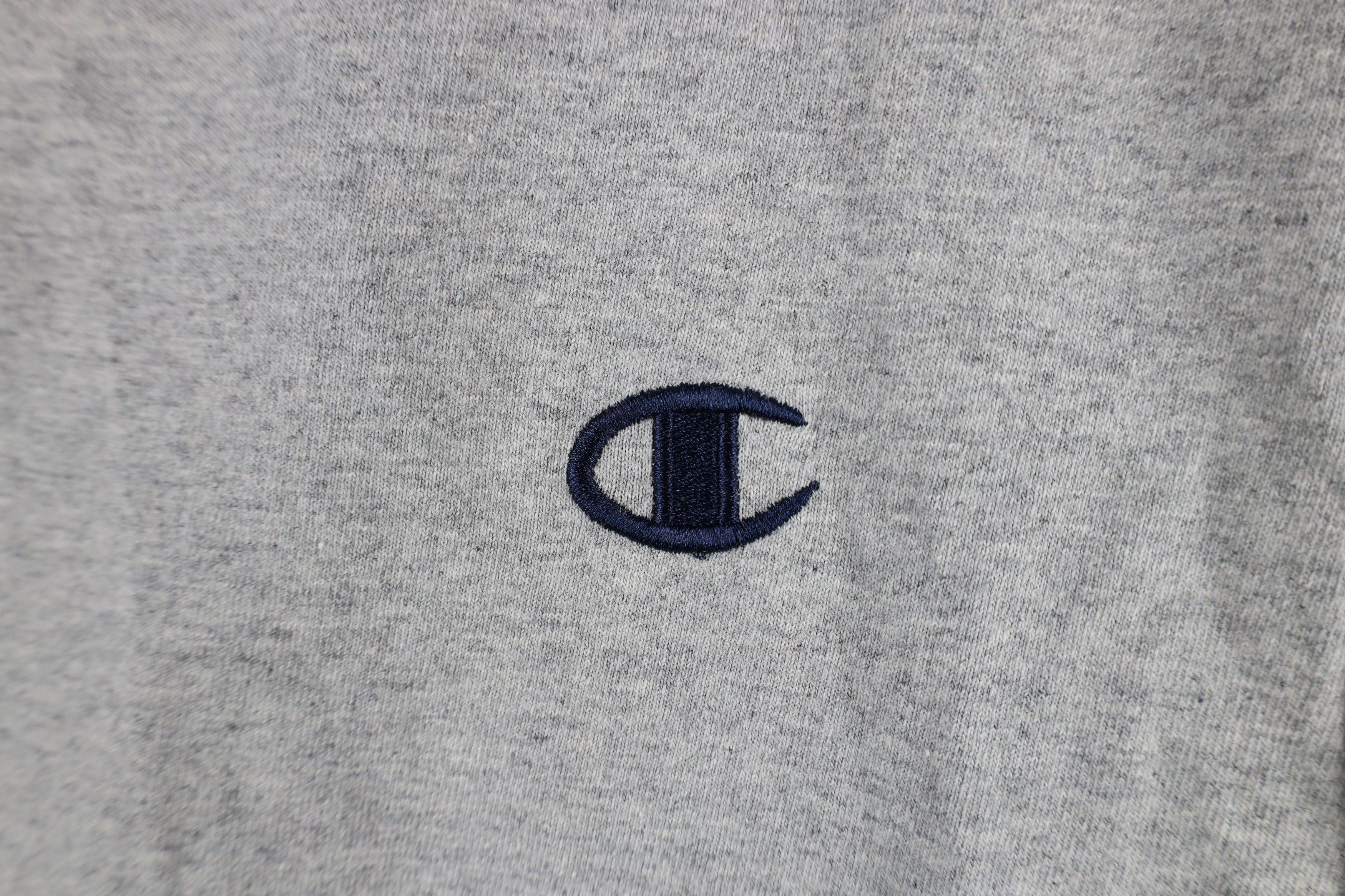 Champion × Vintage Vintage Champion Logo Sleeveless Muscle T-Shirt Heather Gray Size US L / EU 52-54 / 3 - 4 Thumbnail