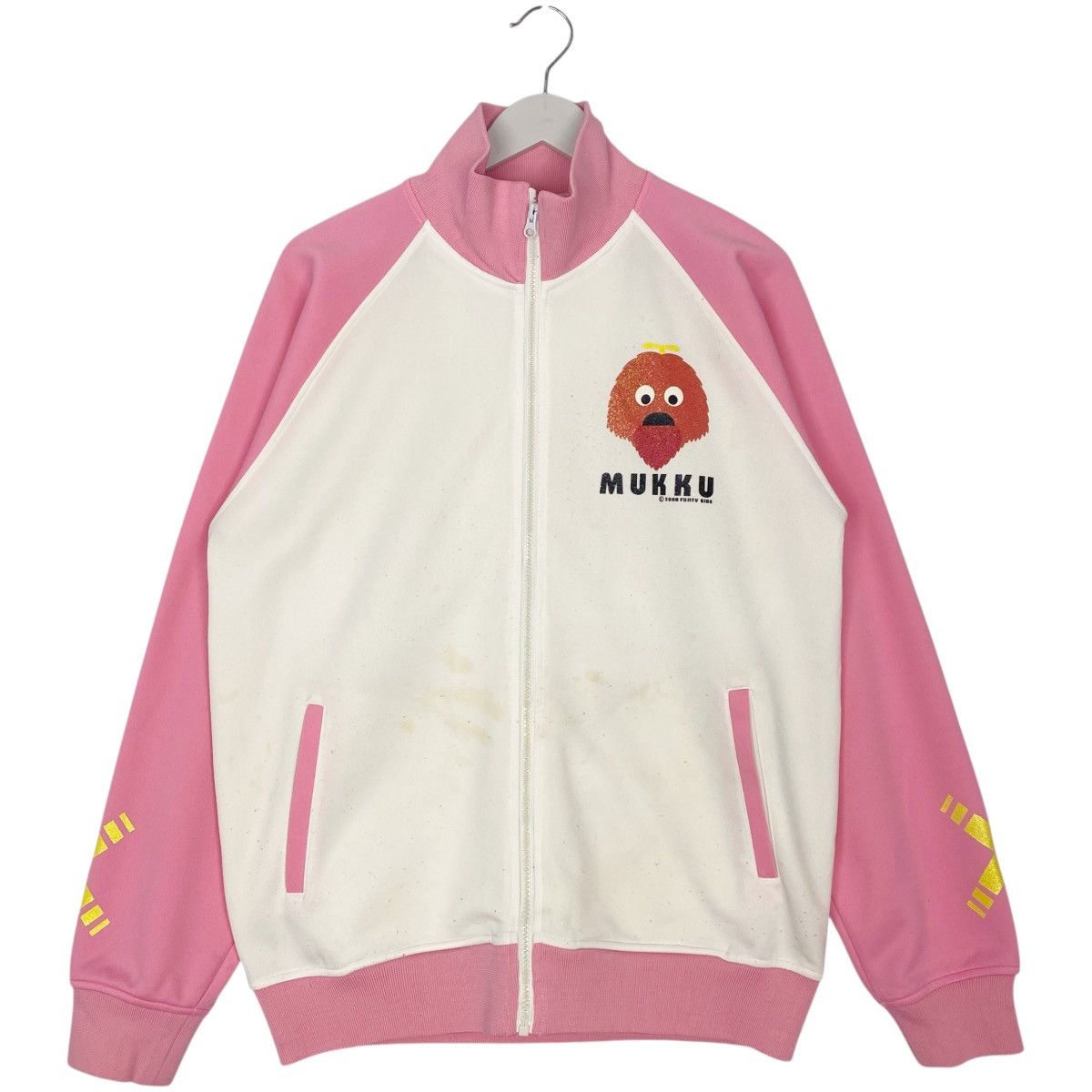Vintage Vintage Mukku Cartoon Big Printed Pink/White Pullover Size L Size US L / EU 52-54 / 3 - 1 Thumbnail