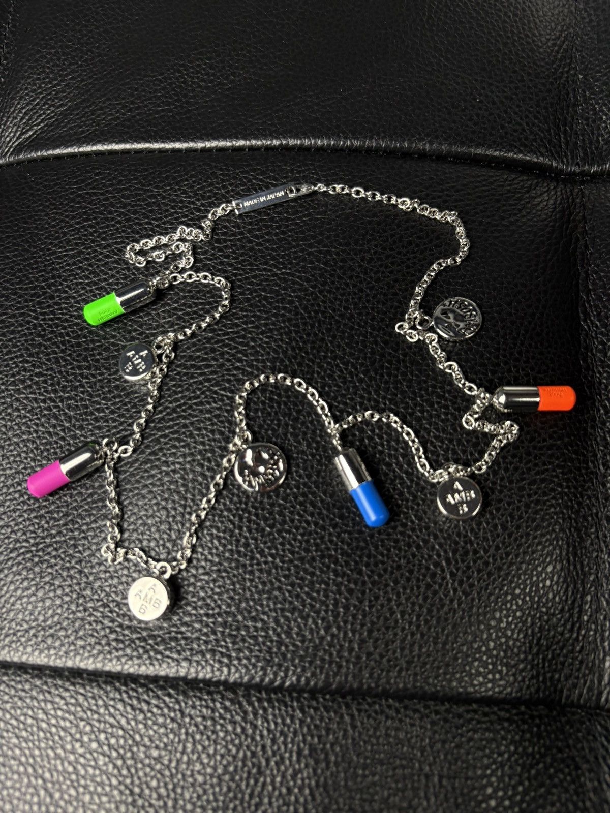 Ambush Design Ambush multi pill charm necklace silver multicolour Size ONE SIZE - 4 Thumbnail