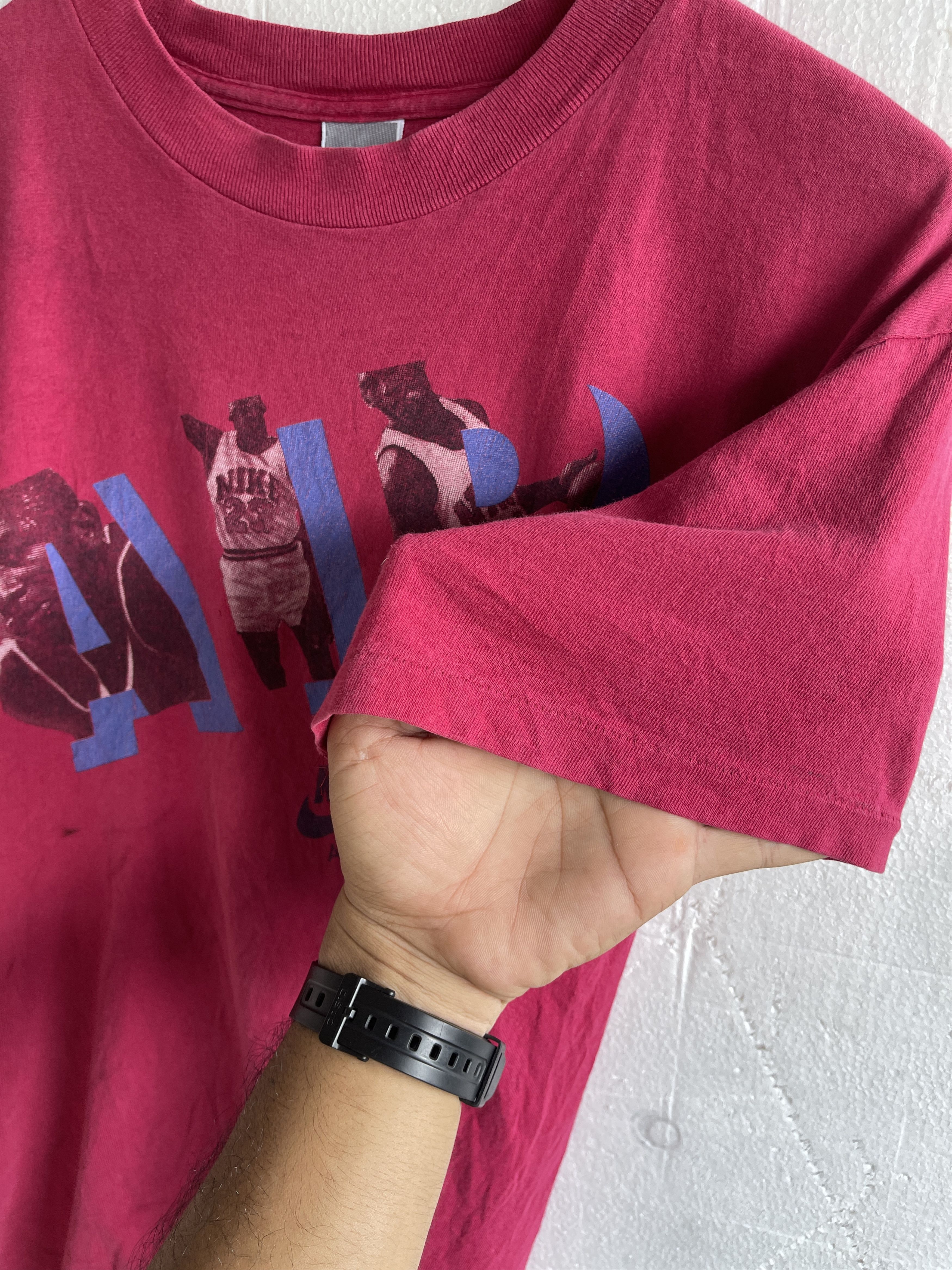 Just Don × Nike Vintage’90s🔥NIKE AIR SILVERTAB🔥Micheal Jodan SpellOut Tshirt Size US XL / EU 56 / 4 - 3 Thumbnail