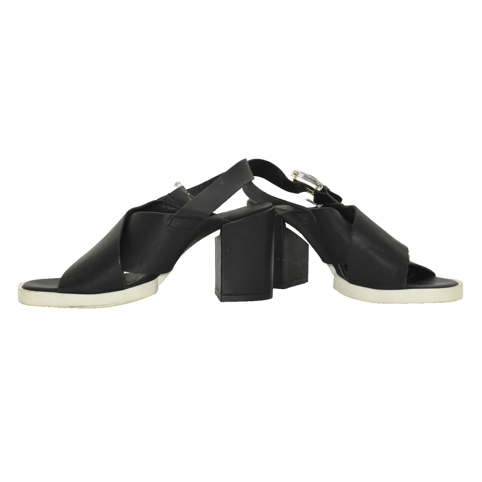 Miista MIISTA Delilah Criss Cross Leather Block Heel Sandal Shoe 35 Size US 5 / IT 35 - 2 Thumbnail