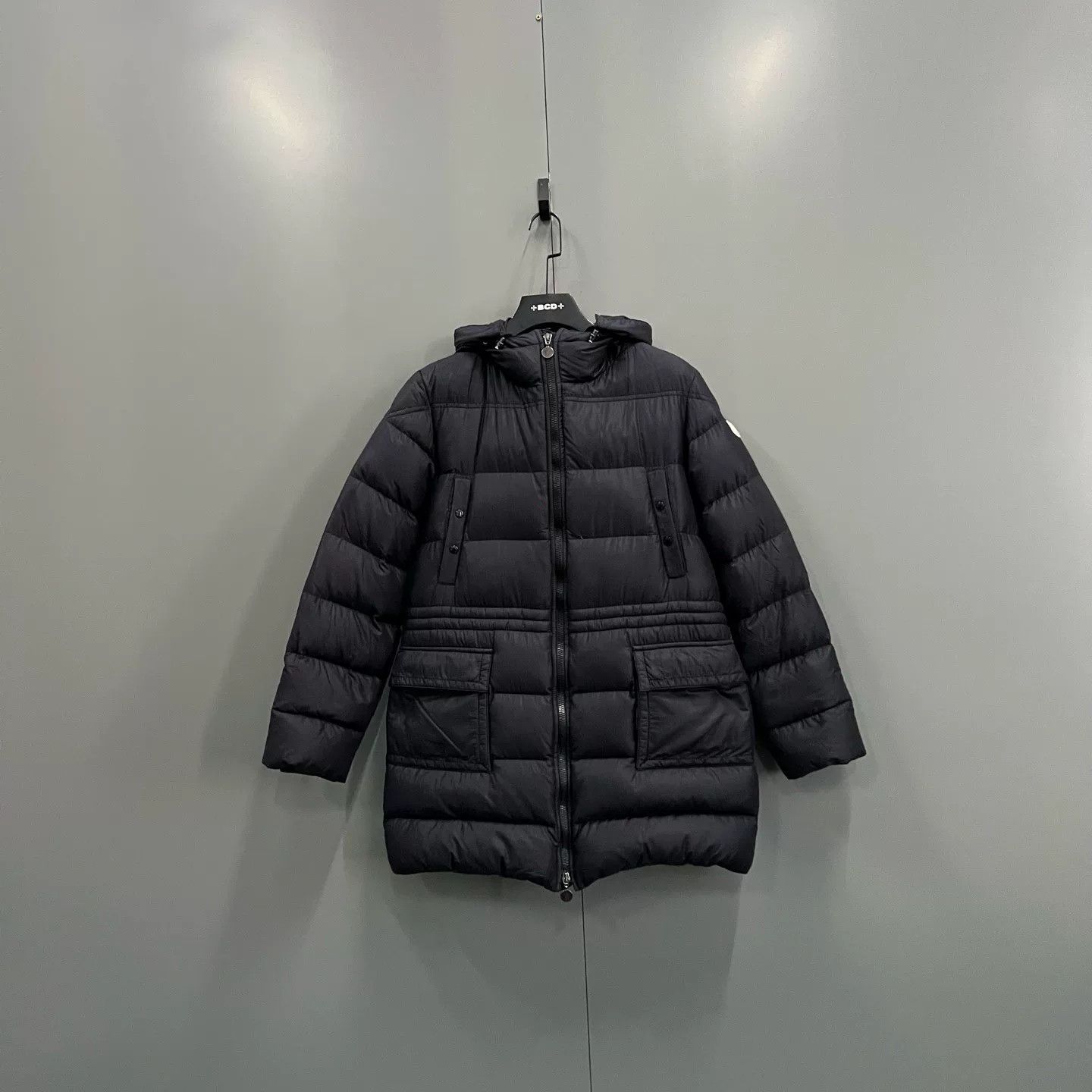 Moncler black hooded down jacket by Moncler Size US M / EU 48-50 / 2 - 1 Thumbnail