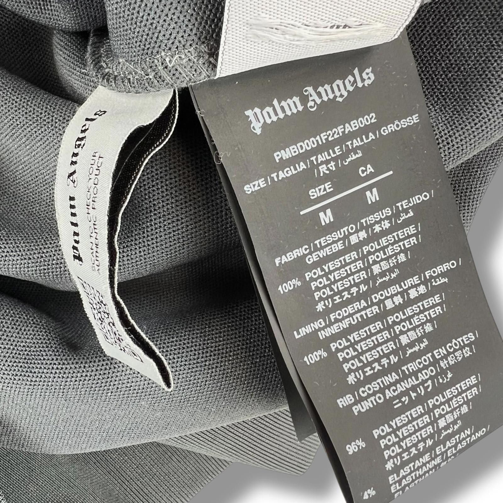 Palm Angels Palm Angels Grey & Ivory Track jacket Size US M / EU 48-50 / 2 - 3 Thumbnail