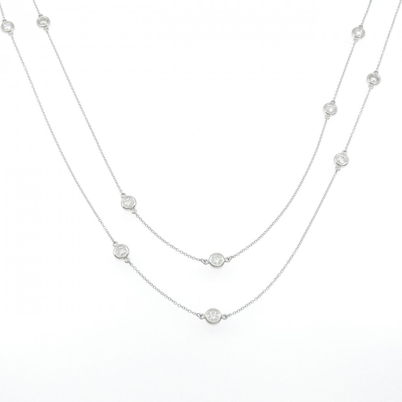 Tiffany & Co. Tiffany & Co. Tiffany & Co. By the Yard Platinum Diamond Necklace Precious Metal Necklace DUTY FREE for USA Size ONE SIZE - 1 Thumbnail