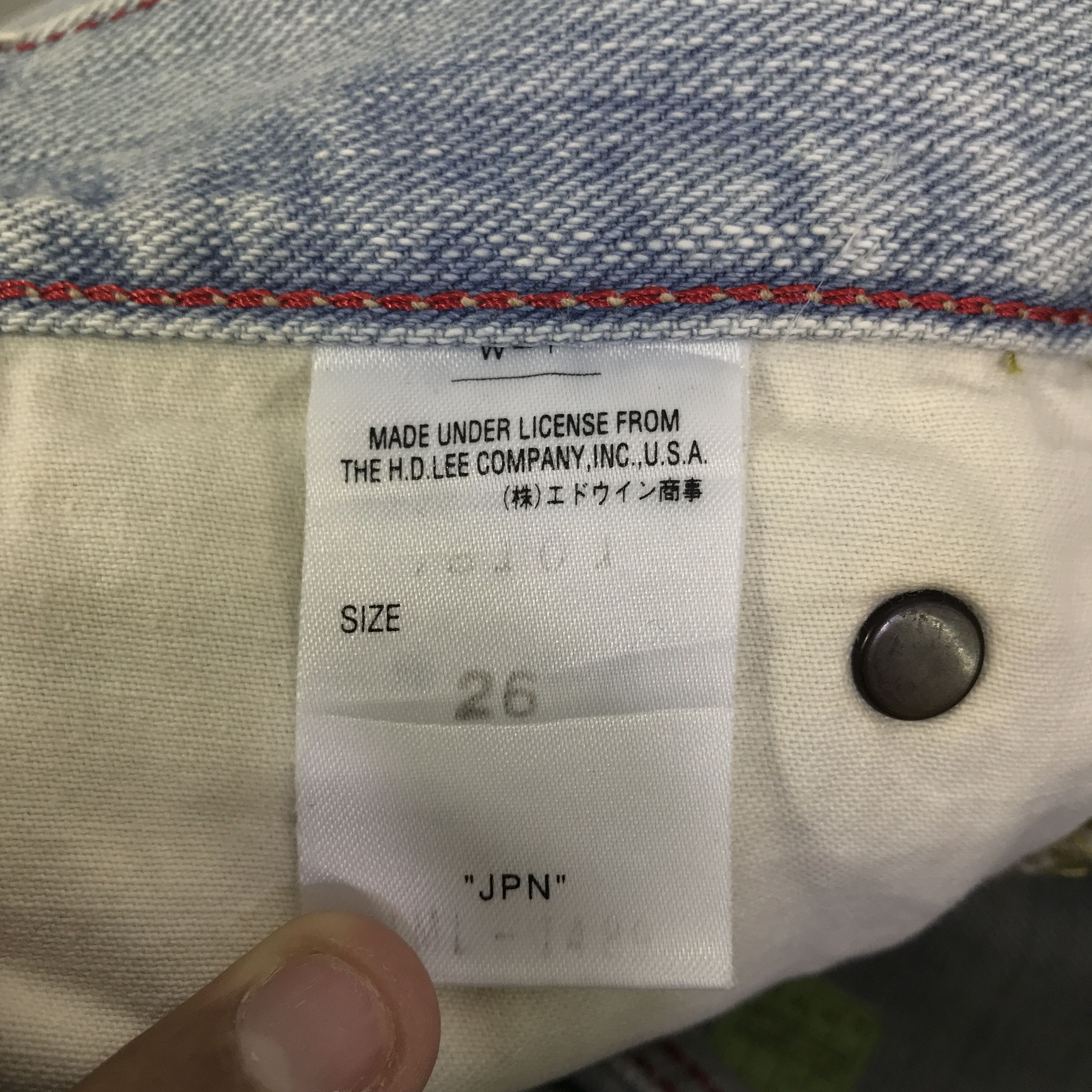Lee Vintage Lee Jeans light wash denim K74B12 Size US 26 / EU 42 - 17 Thumbnail