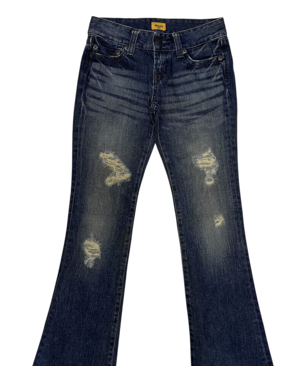 If Six Was Nine × Le Grande Bleu (L.G.B.) × MOUSSY Flare Jeans IfSixWasNine Lgb Style Moussy Denim Bootcut Jean Size 27" / US 4 / IT 40 - 5 Thumbnail