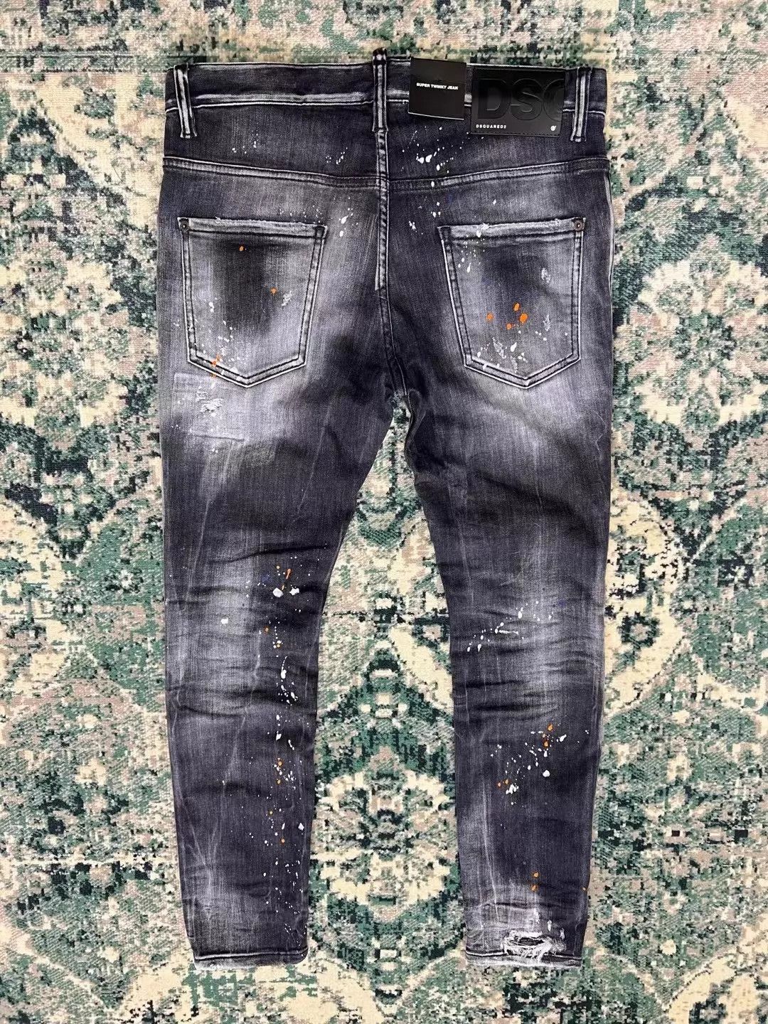 Dsquared2 Dsquared2 SUPER TWINKY Black-Gray Skinny 9 Patched Size US 30 / EU 46 - 2 Thumbnail