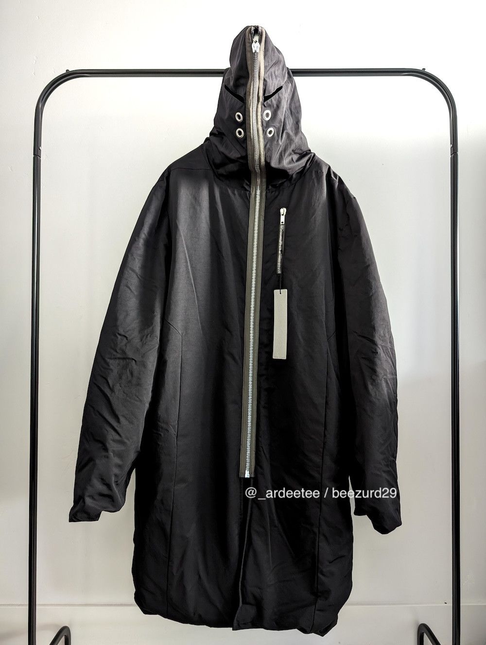 Rick Owens 💥SAMPLE DOWN JUMBO GIMP COAT FW22 STROBE 48 | Grailed