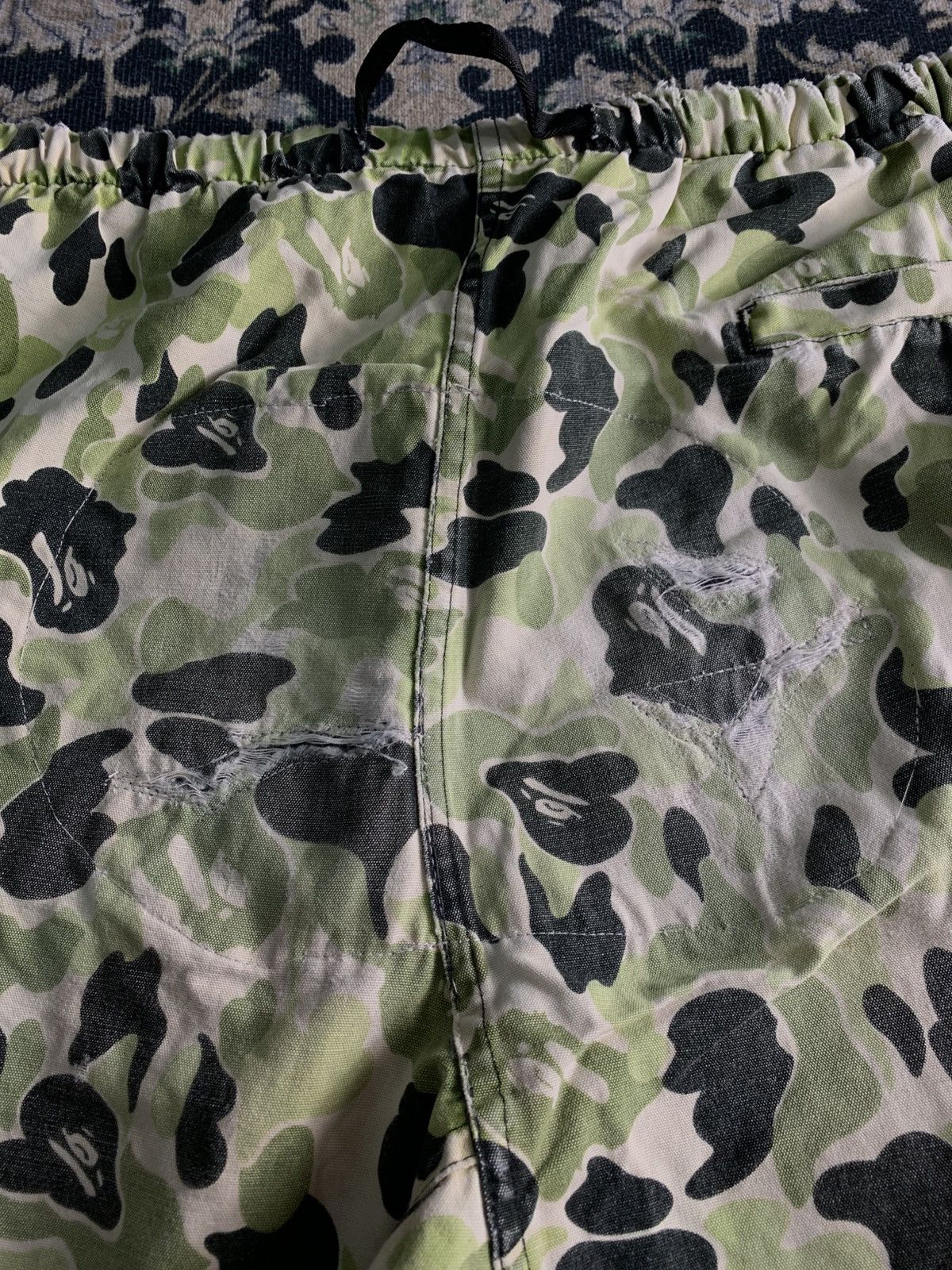 Japanese Brand A Bathing Ape Camo cargo short pant Size US 35 - 12 Thumbnail