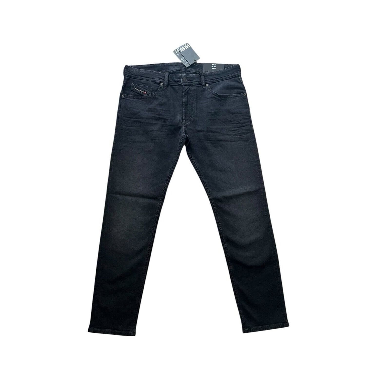 Diesel Diesel Mens Thommer Slim Fit Jeans RM064 Black Size 34/30 Size US 34 / EU 50 - 1 Thumbnail