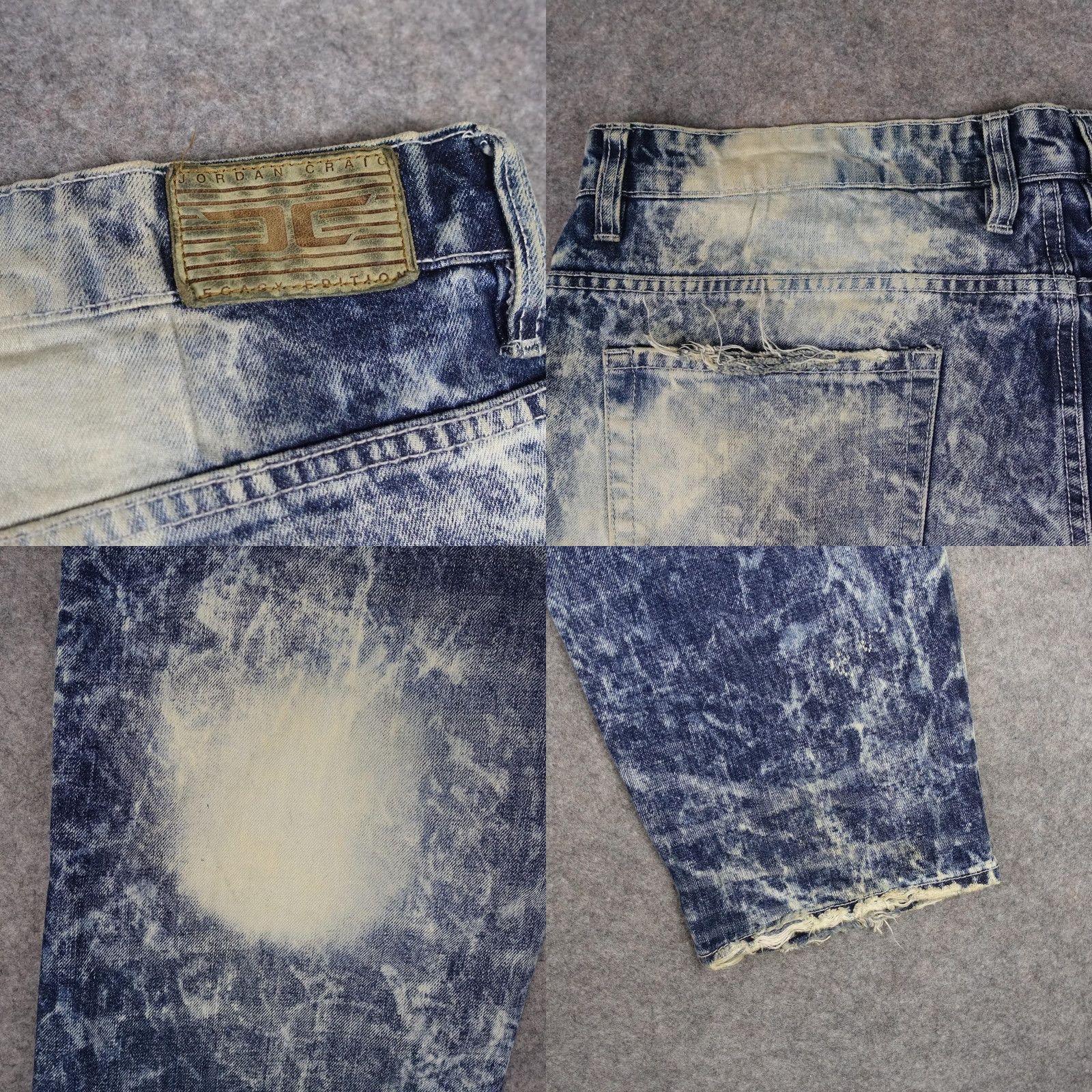Jordan Craig Jordan Craig Jeans Mens 40x32 Blue Acid Wash Distressed Denim Pants Grunge Skate Size US 40 / EU 56 - 9 Thumbnail