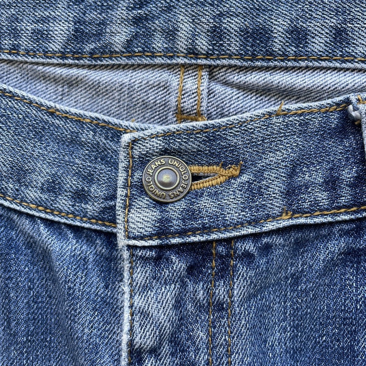 Japanese Brand Vintage Distressed Japanese Faded Jeans Pants Denim W34 Size US 34 / EU 50 - 6 Thumbnail