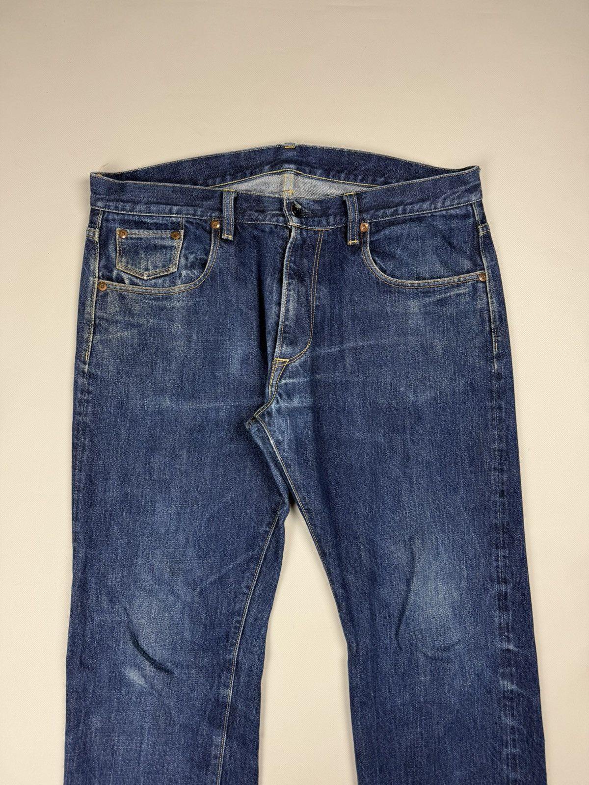 Japanese Brand Japanese Crafted Selvedge Denim Men’s Jeans Size 34 32 Size US 34 / EU 50 - 5 Thumbnail