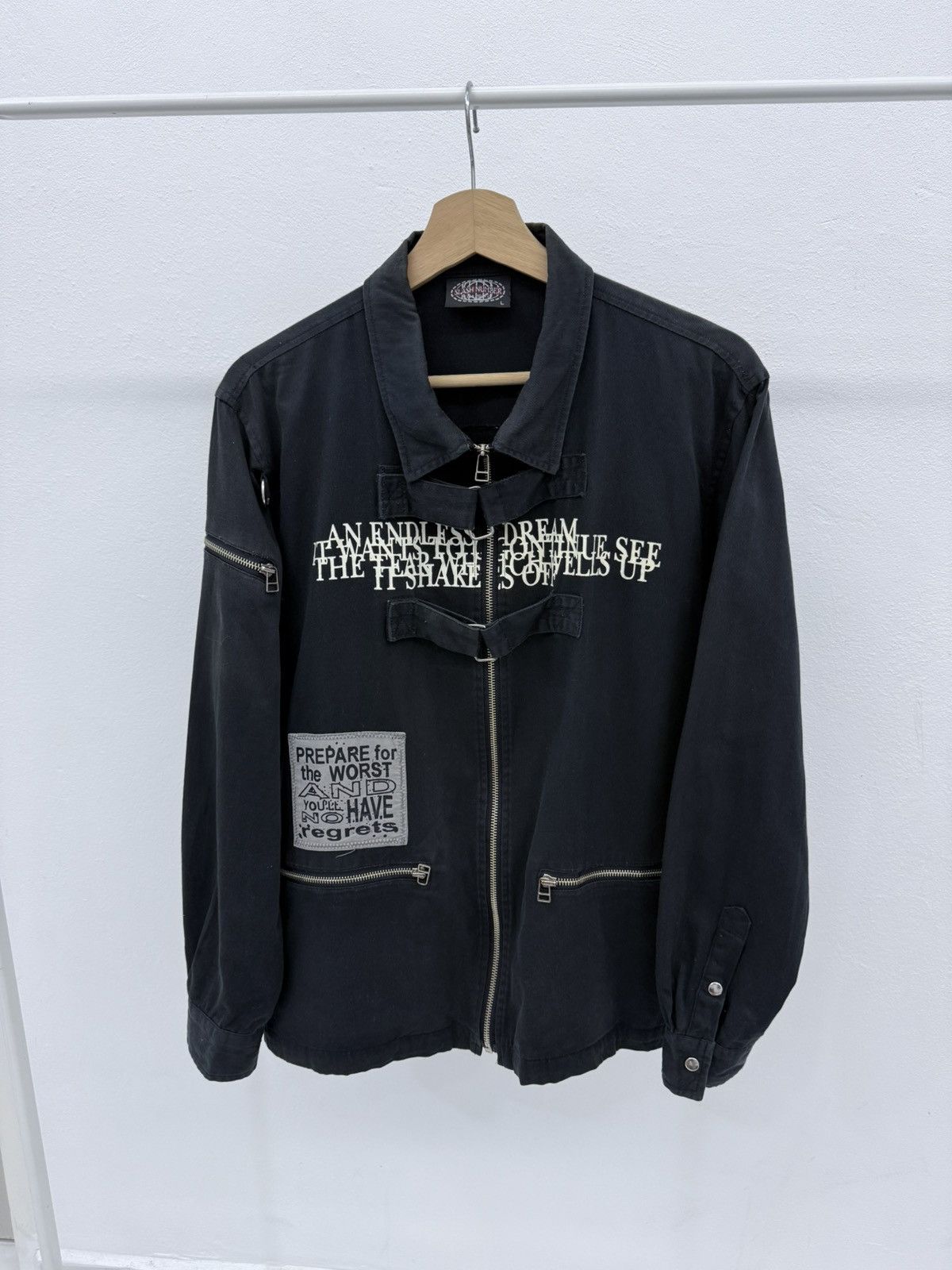 Seditionaries Vintage SLASH NUMBER Multizip Seditionaries Bondage Jacket Size US L / EU 52-54 / 3 - 1 Thumbnail
