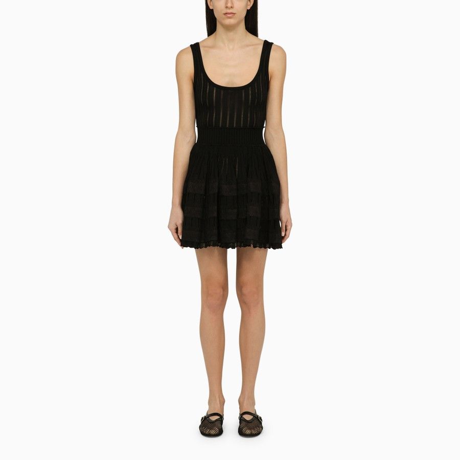 image of Alaia O1D2Blof0124 Crinoline Dress In Black, Women's (Size XS)