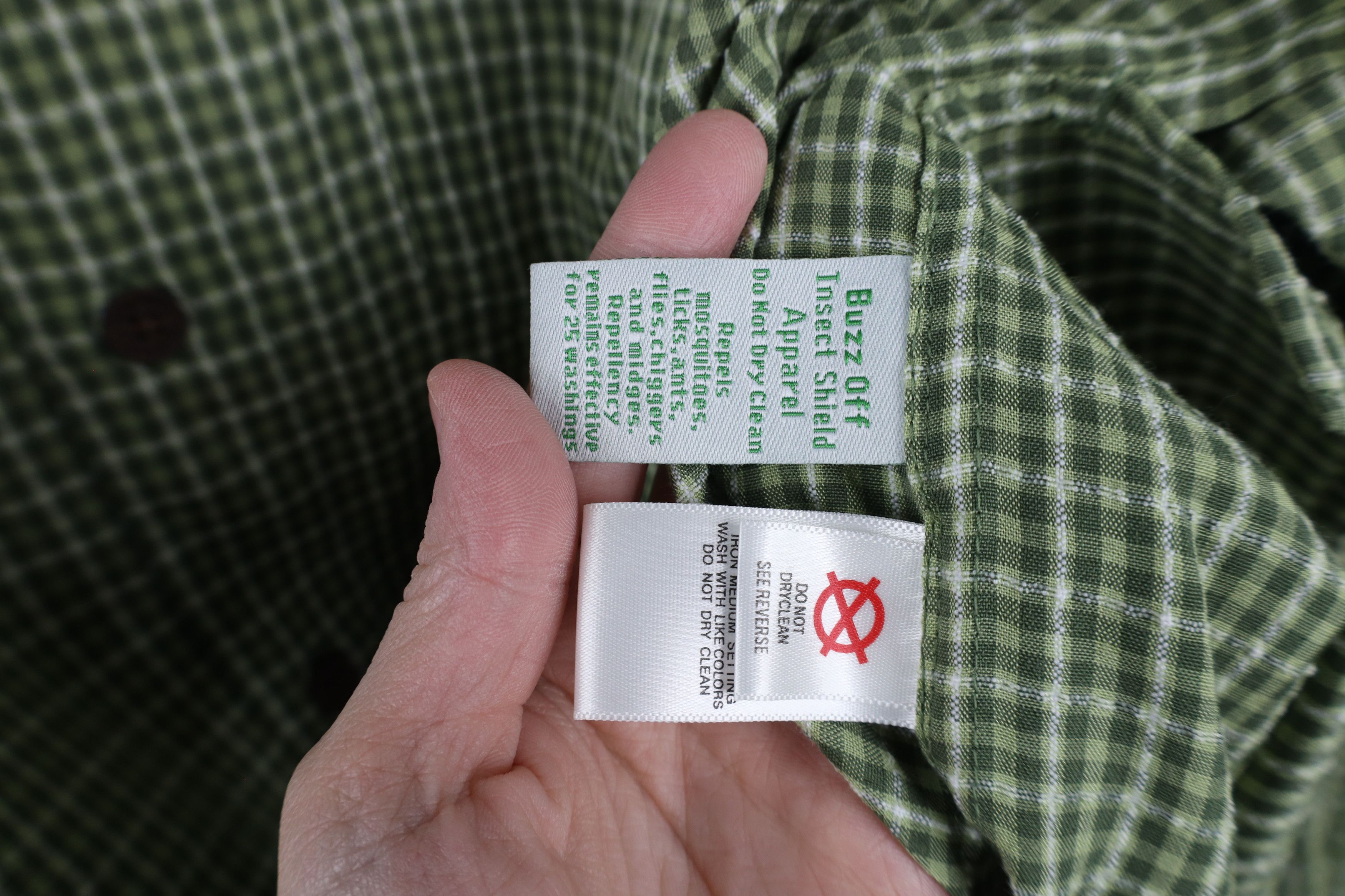 ExOfficio × Vintage Deadstock Vintage ExOfficio Buzz Off Shield Button Shirt Size US XXL / EU 58 / 5 - 9 Thumbnail