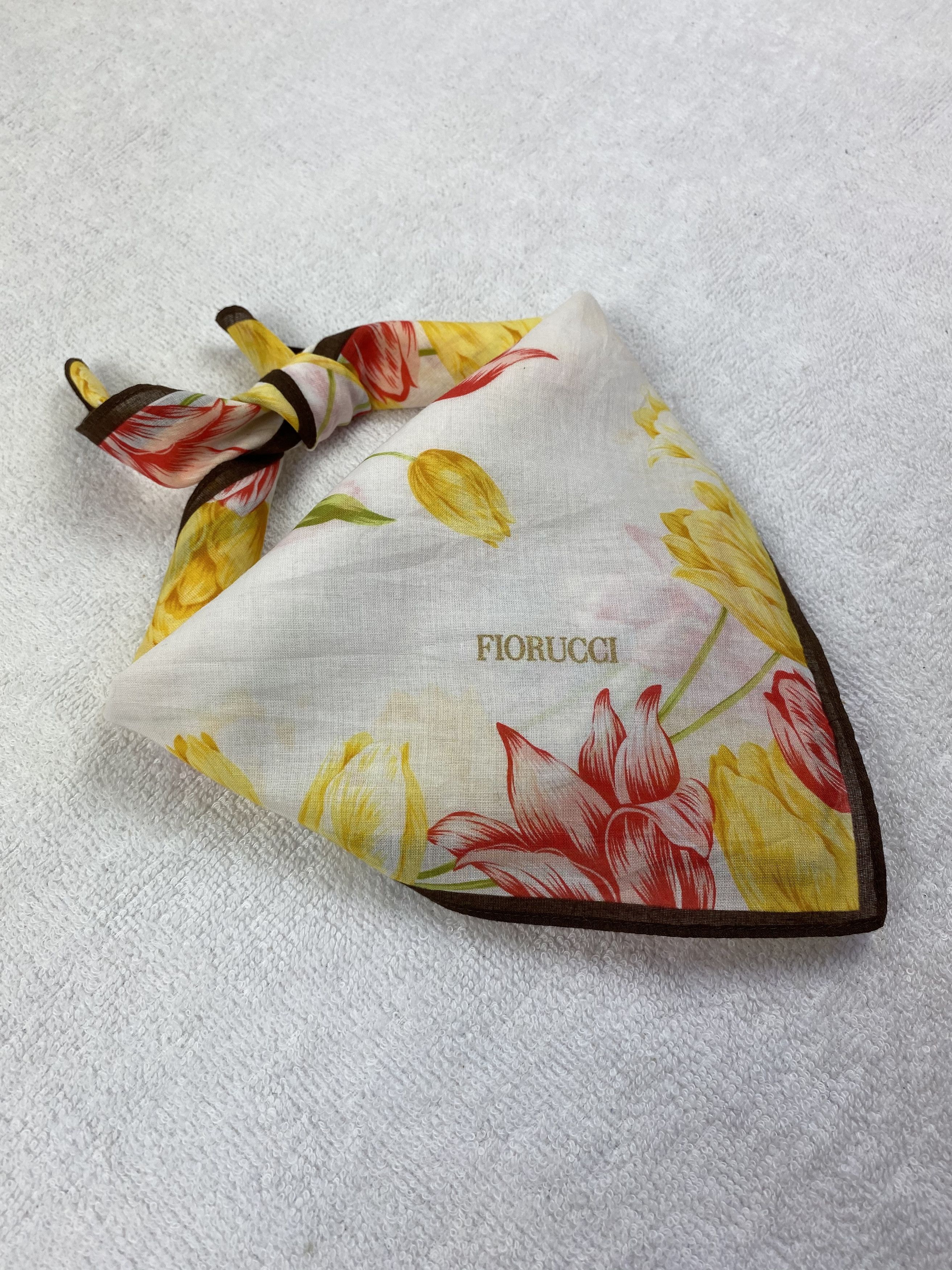 Fiorucci Fiorucci Floral Handkerchief / Bandana / Neckerchief Size ONE SIZE - 2 Thumbnail