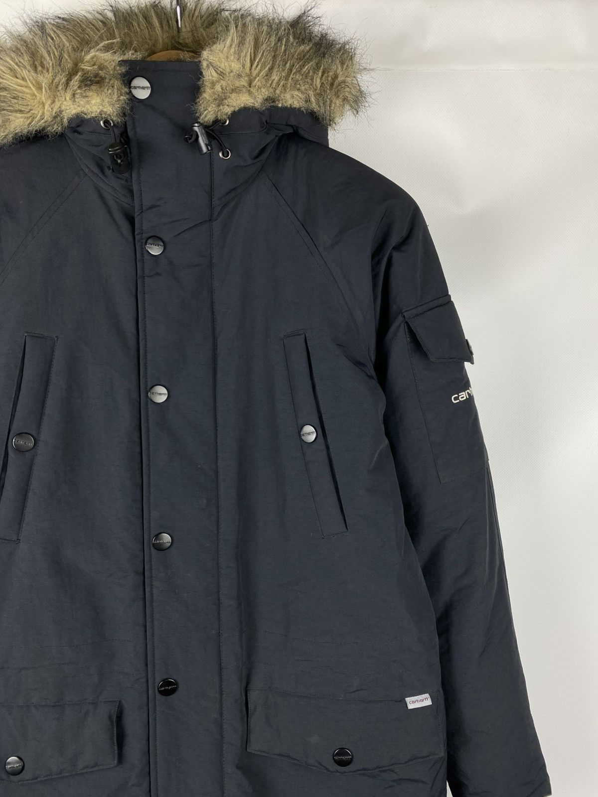 Carhartt Carhartt Vintage Men’s Padded Hooded Parka Jacket Size S Fur Size US S / EU 44-46 / 1 - 4 Thumbnail