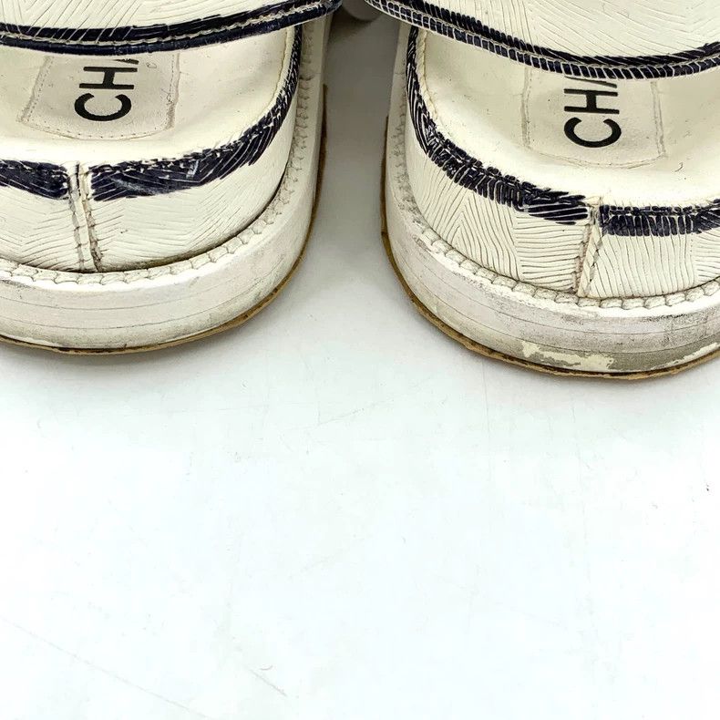 Chanel Chanel Beige logo Velcro open-toe casual flat sandals Size US 7.5 / IT 37.5 - 8 Thumbnail