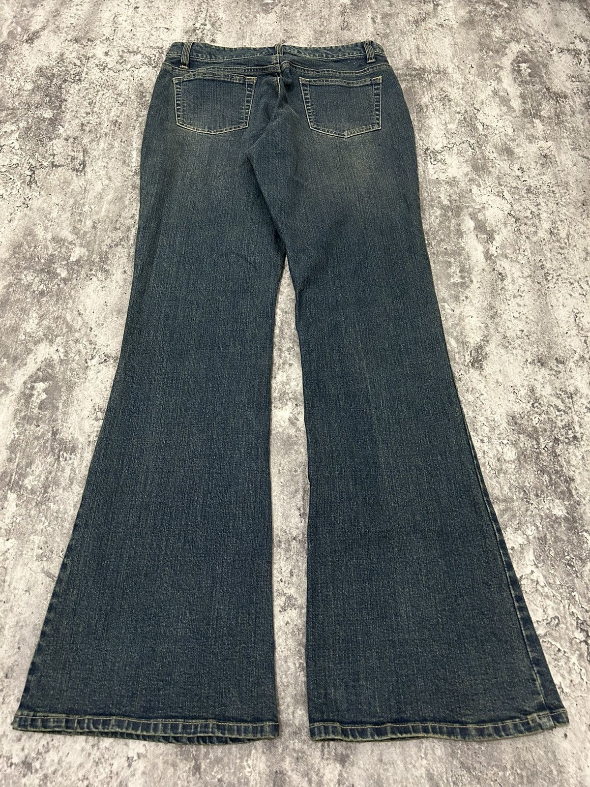 If Six Was Nine Vintage Oririn Gliter Flare Jeans Size US 28 / EU 44 - 3 Thumbnail