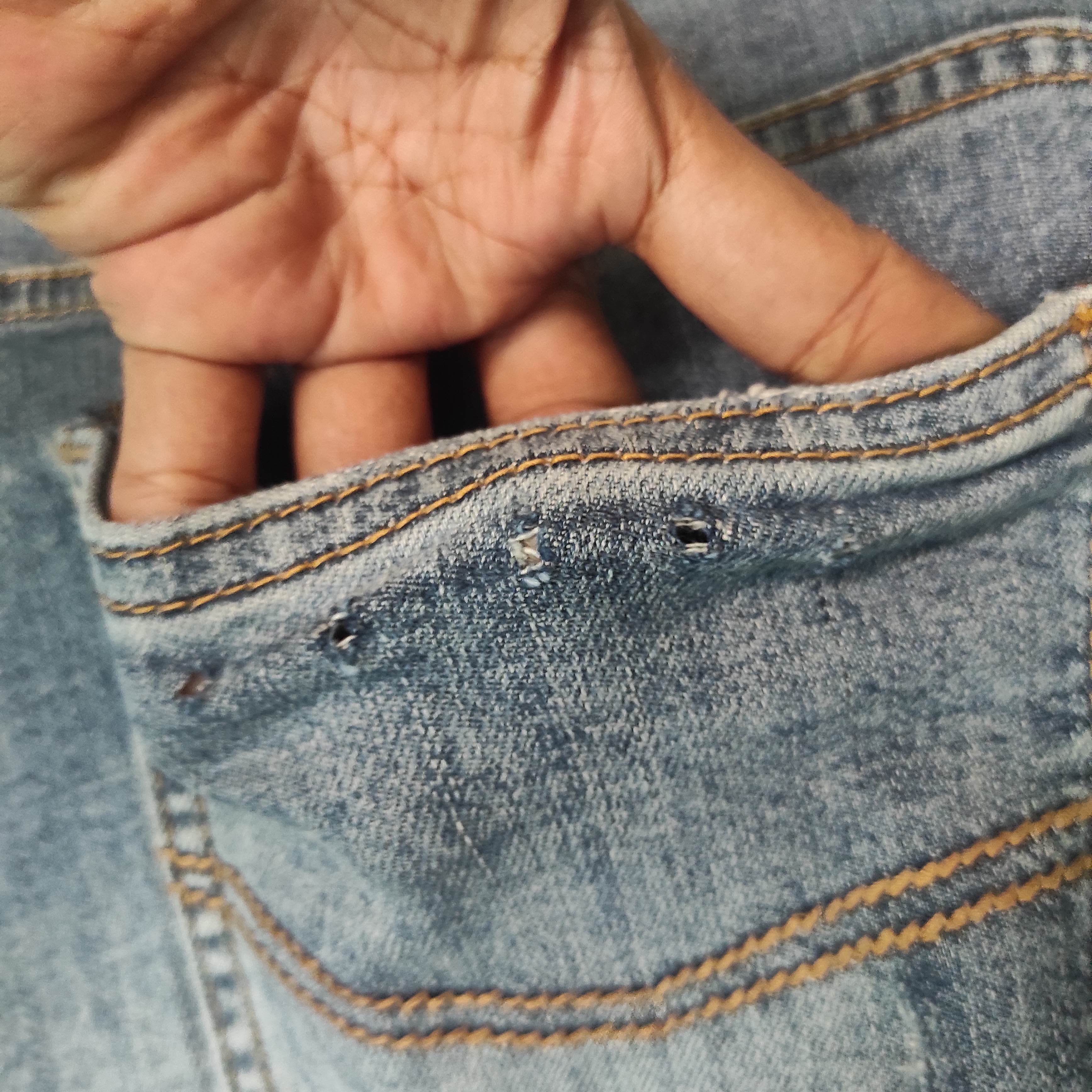 Hysteric Glamour Distressed Denim Chrome Hearts Style Size US 32 / EU 48 - 24 Thumbnail