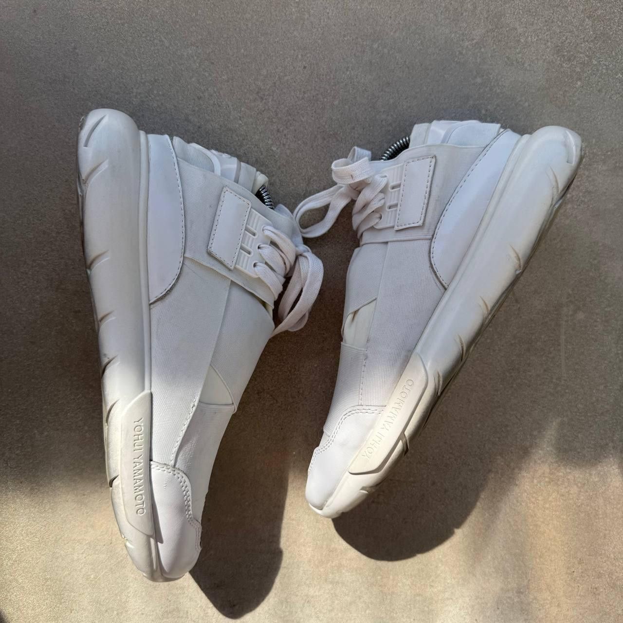 Yohji Yamamoto Y-3 Sneakers High Top Tape White Avantgarde Size US 11 / EU 44 - 2 Thumbnail