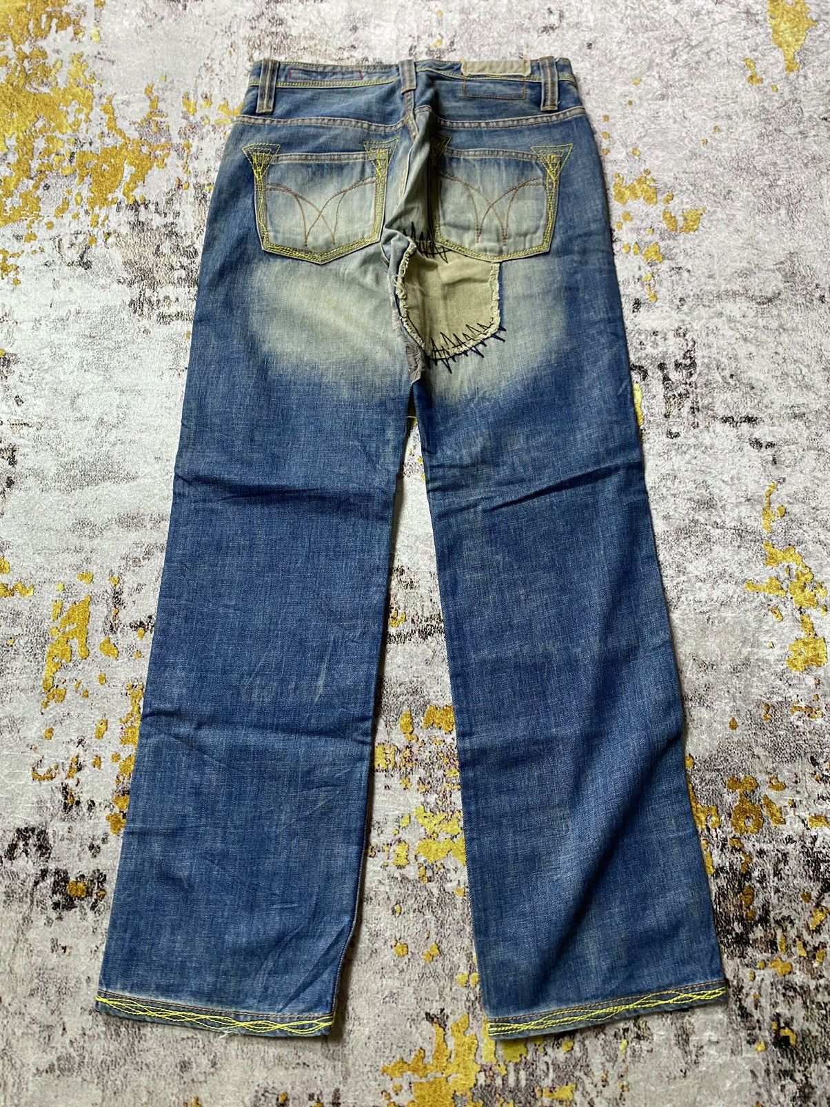 Japanese Brand 🔥 Acept Offer 🔥 Tough pacthwork pants Size US 29 - 2 Thumbnail