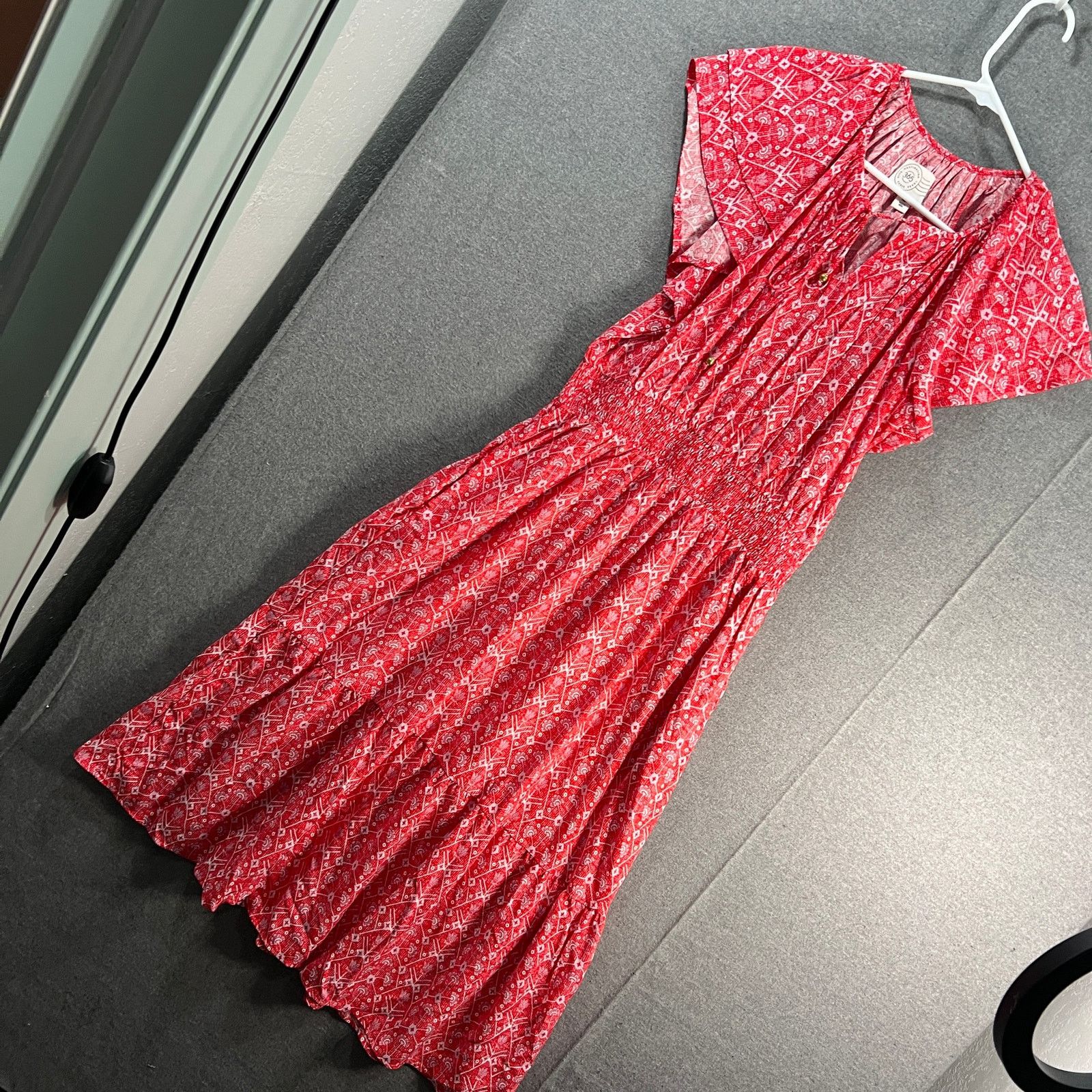 Other Destination 365 Short-Sleeve Midi Dress with Smo Size XS / US 0-2 / IT 36-38 - 1 Thumbnail