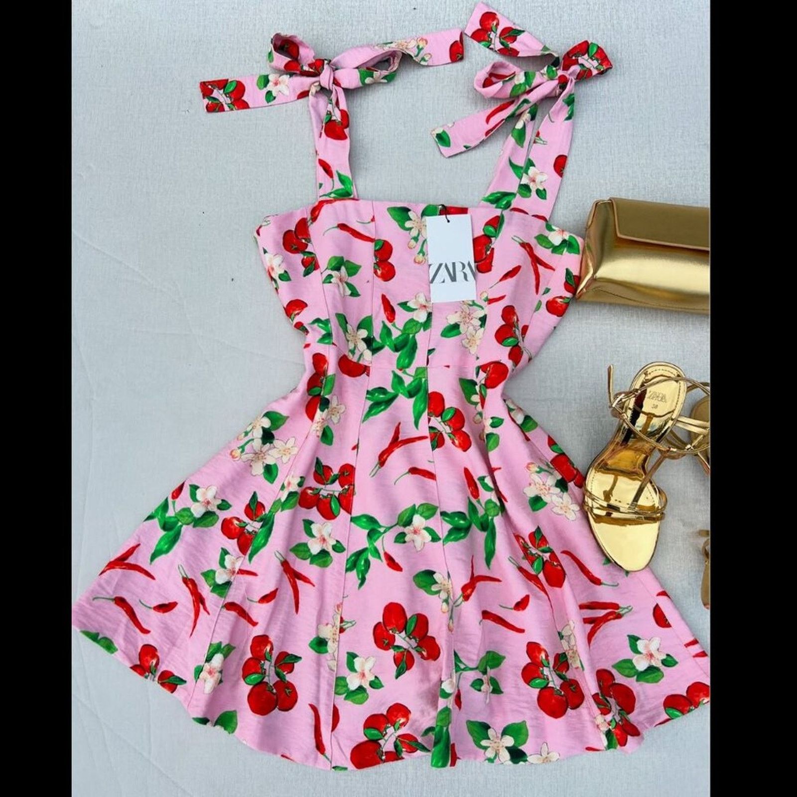 Zara ZARA A-Line Short Dress Size L / US 10 / IT 46 - 16 Thumbnail