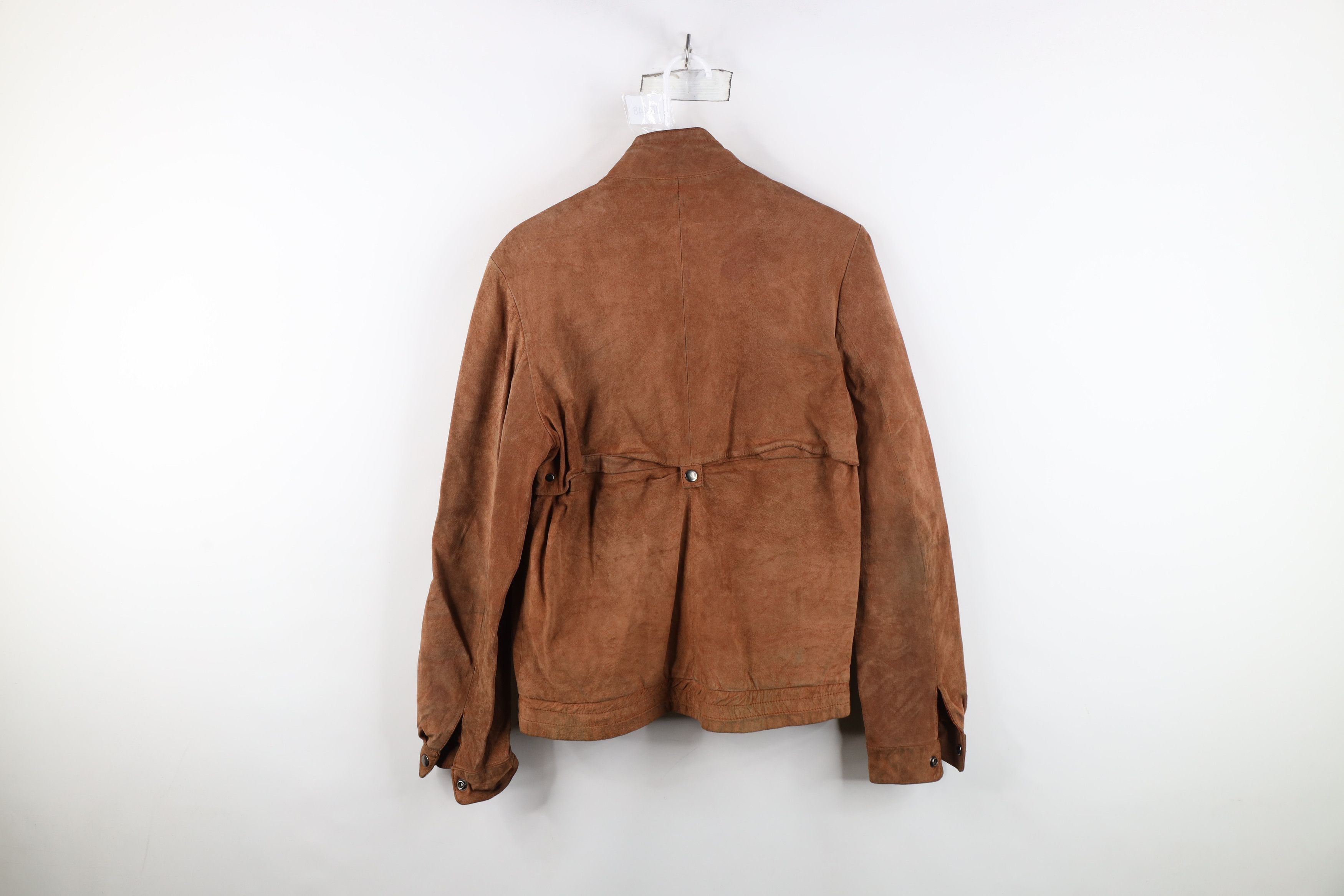 Vintage Vintage 70s Streetwear Suede Leather Full Zip Bomber Jacket Size US XXL / EU 58 / 5 - 14 Thumbnail