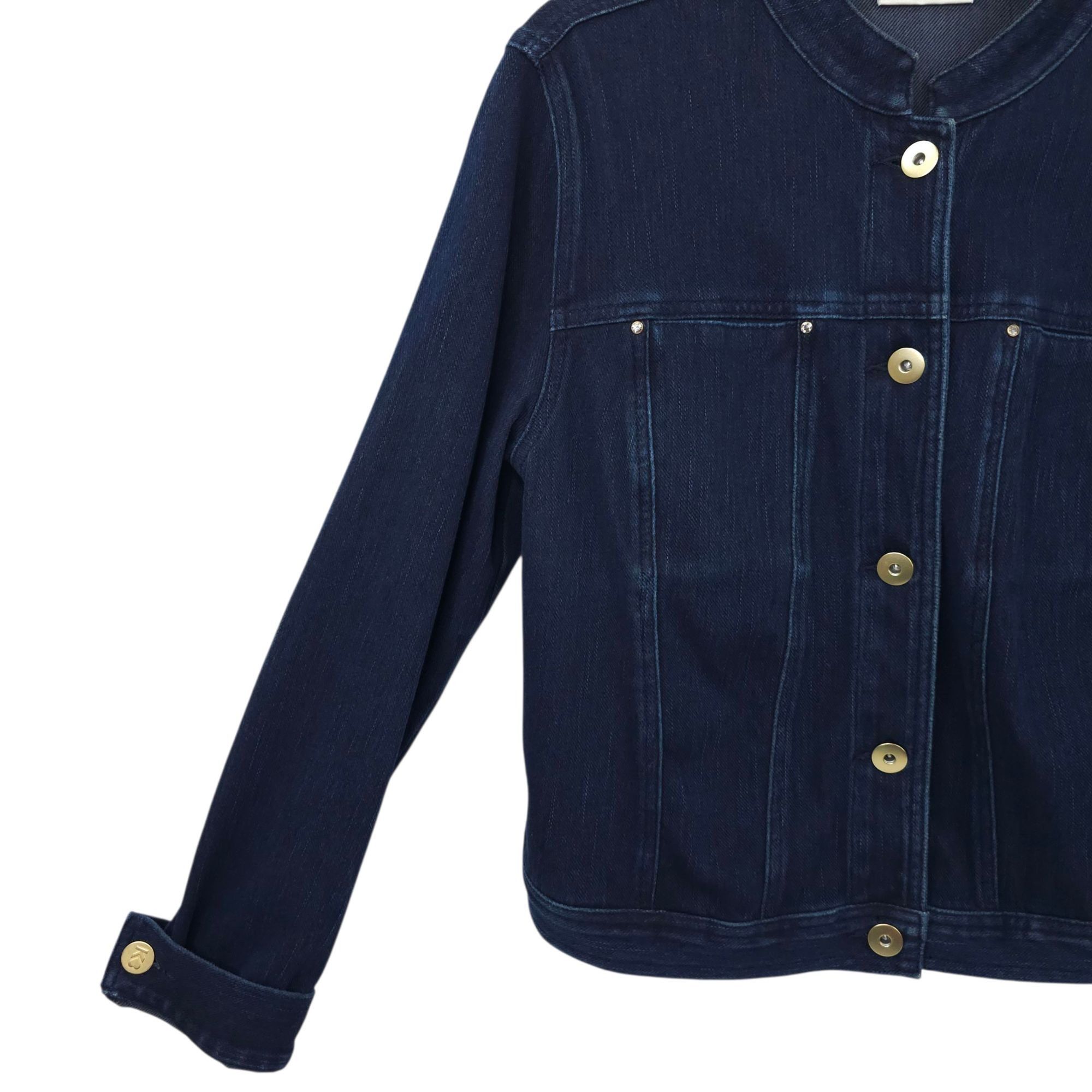 Other Belle By Kim Gravel Button Front Jacket Womens S Gold Tone C Size S / US 4 / IT 40 - 12 Thumbnail