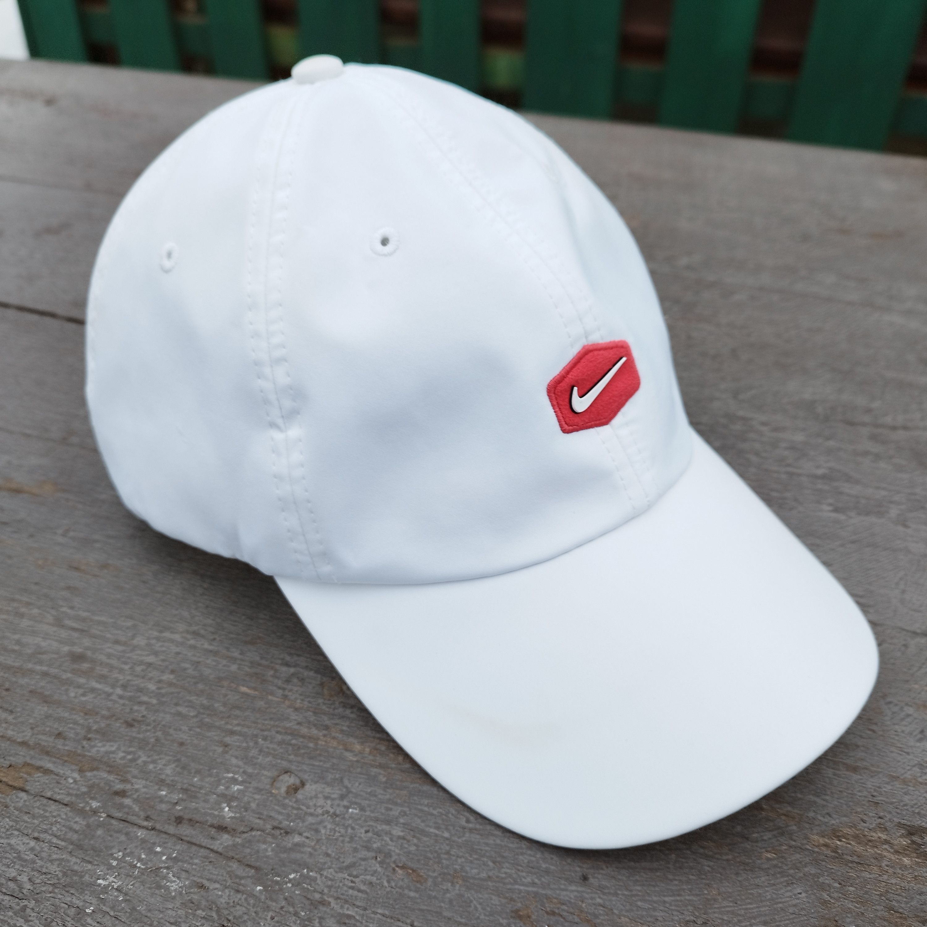Nike Vintage Nike Swoosh Heritage Cap white y2k streetwear Size ONE SIZE - 1 Thumbnail