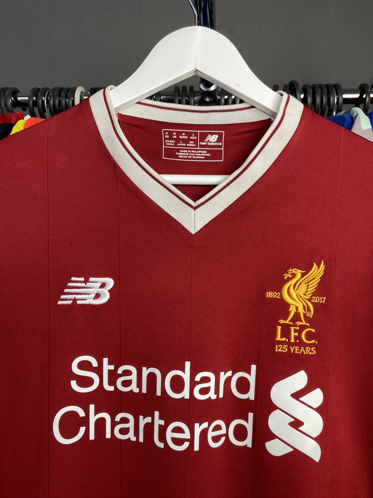 New Balance 2017/18 NEW BALANCE LIVERPOOL SOCCER FOOTBALL JERSEY SHIRT Size US M / EU 48-50 / 2 - 3 Thumbnail
