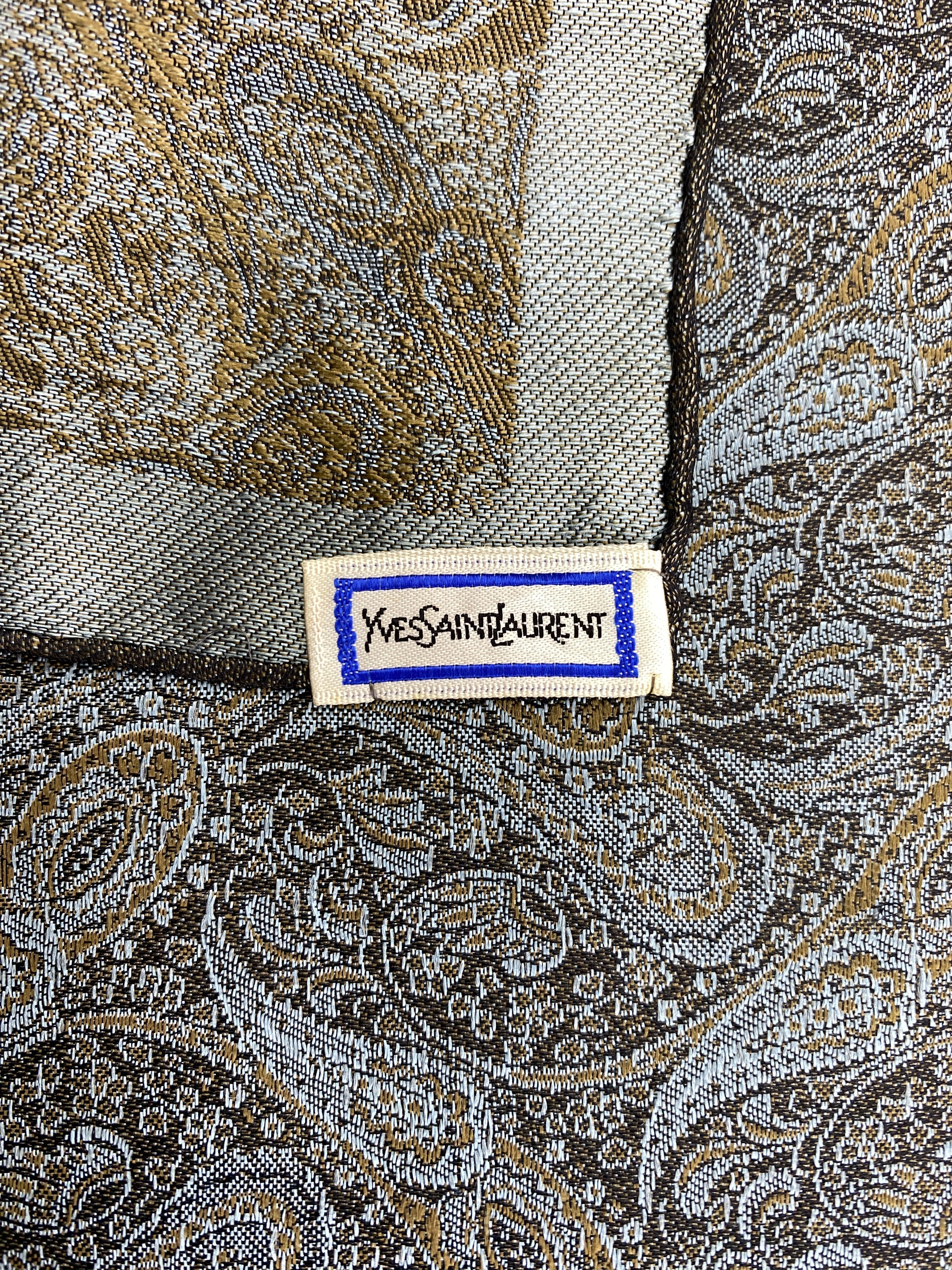 Vintage Yves Saint Laurent Handkerchief /Neckerchief HKC0719 Size ONE SIZE - 5 Thumbnail