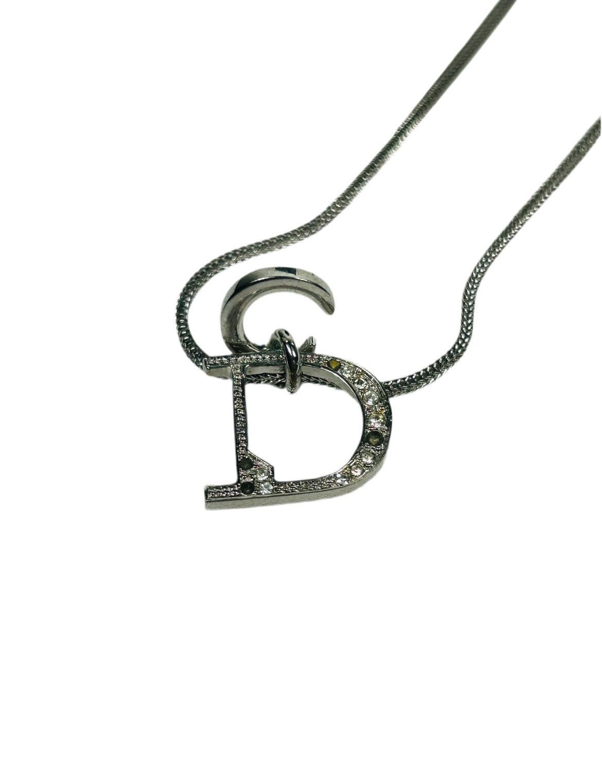 Dior Dior Encrusted CD Necklace Size ONE SIZE - 3 Thumbnail