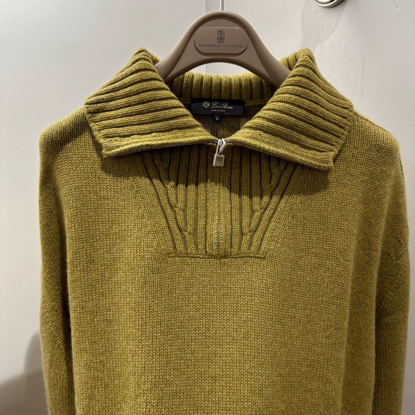 Loro Piana Loro Piana may485 half-zip cashmere sweater L Size L / US 10 / IT 46 - 6 Thumbnail