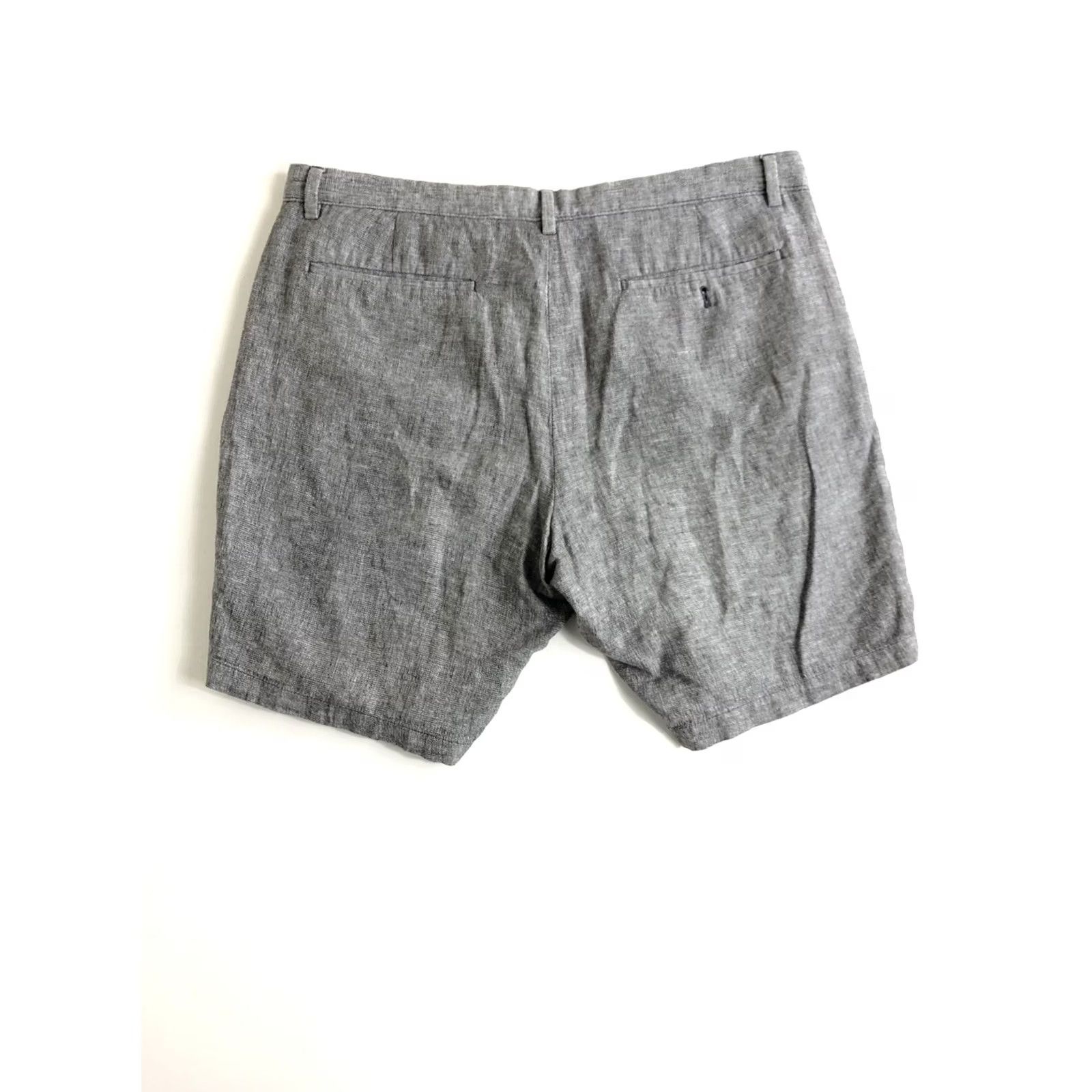 Banana Republic Banana Republic Aiden Short Men 38 Gray Chino Shorts S120 Casual Regular Pockets Slash Pocket Flat Front Zip Marker Size US 38 / EU 54 - 2 Thumbnail
