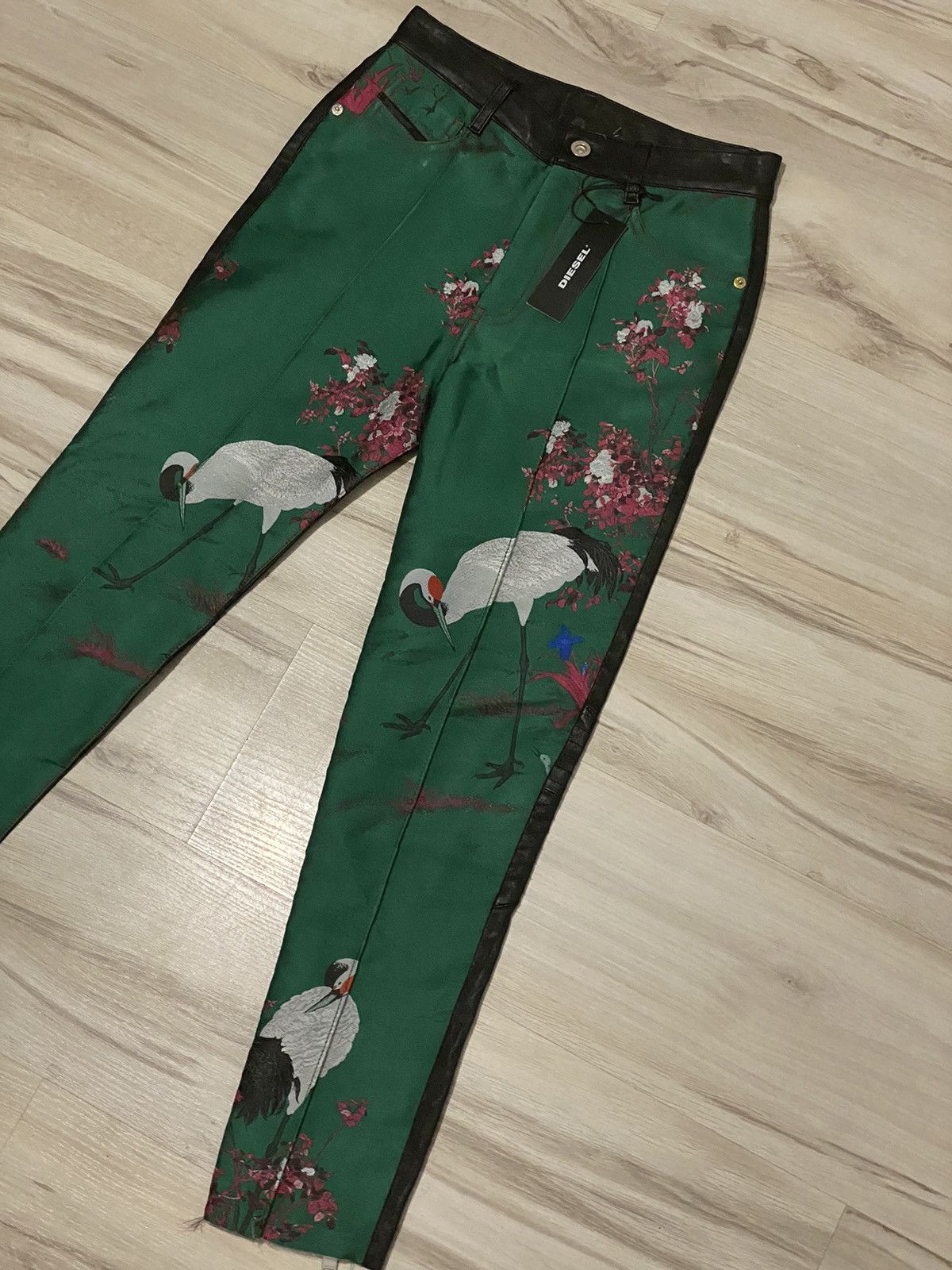 image of Diesel Gitte Pants Fw 18 in Green, Men's (Size 33)