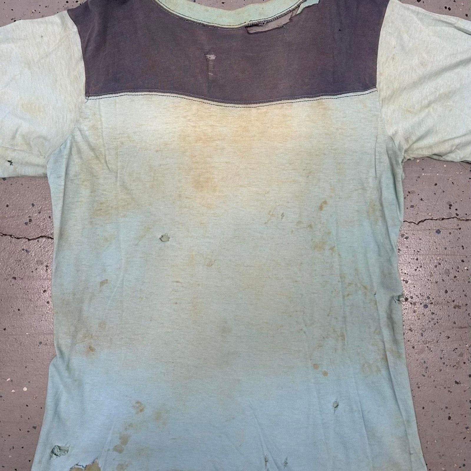 Other Distressed 70s vintage green football jersey tee Size M / US 6-8 / IT 42-44 - 8 Thumbnail