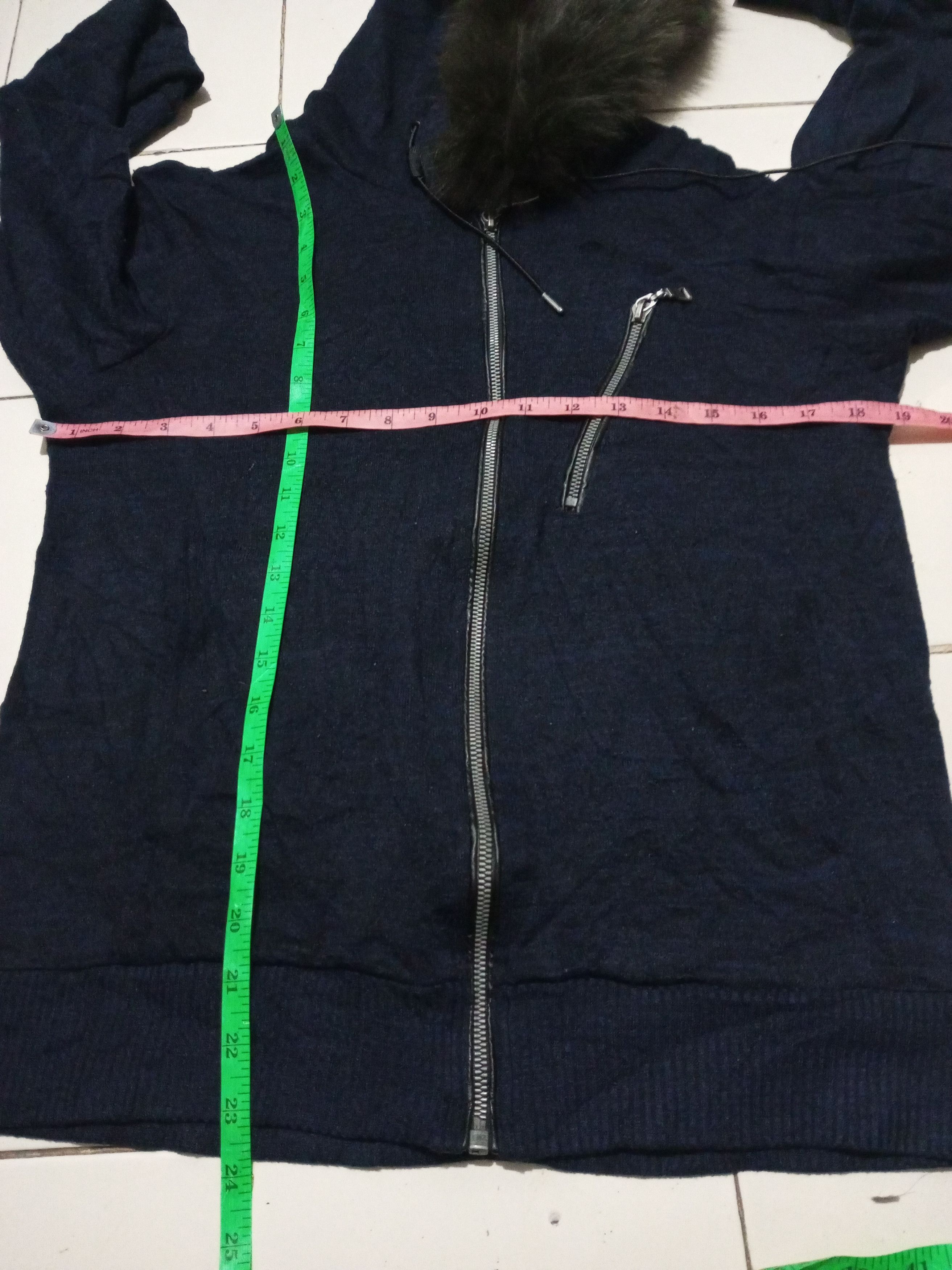 Japanese Brand × Vintage Semantic Design -Fur knit zipper Hoodie LGB style Size US S / EU 44-46 / 1 - 9 Thumbnail