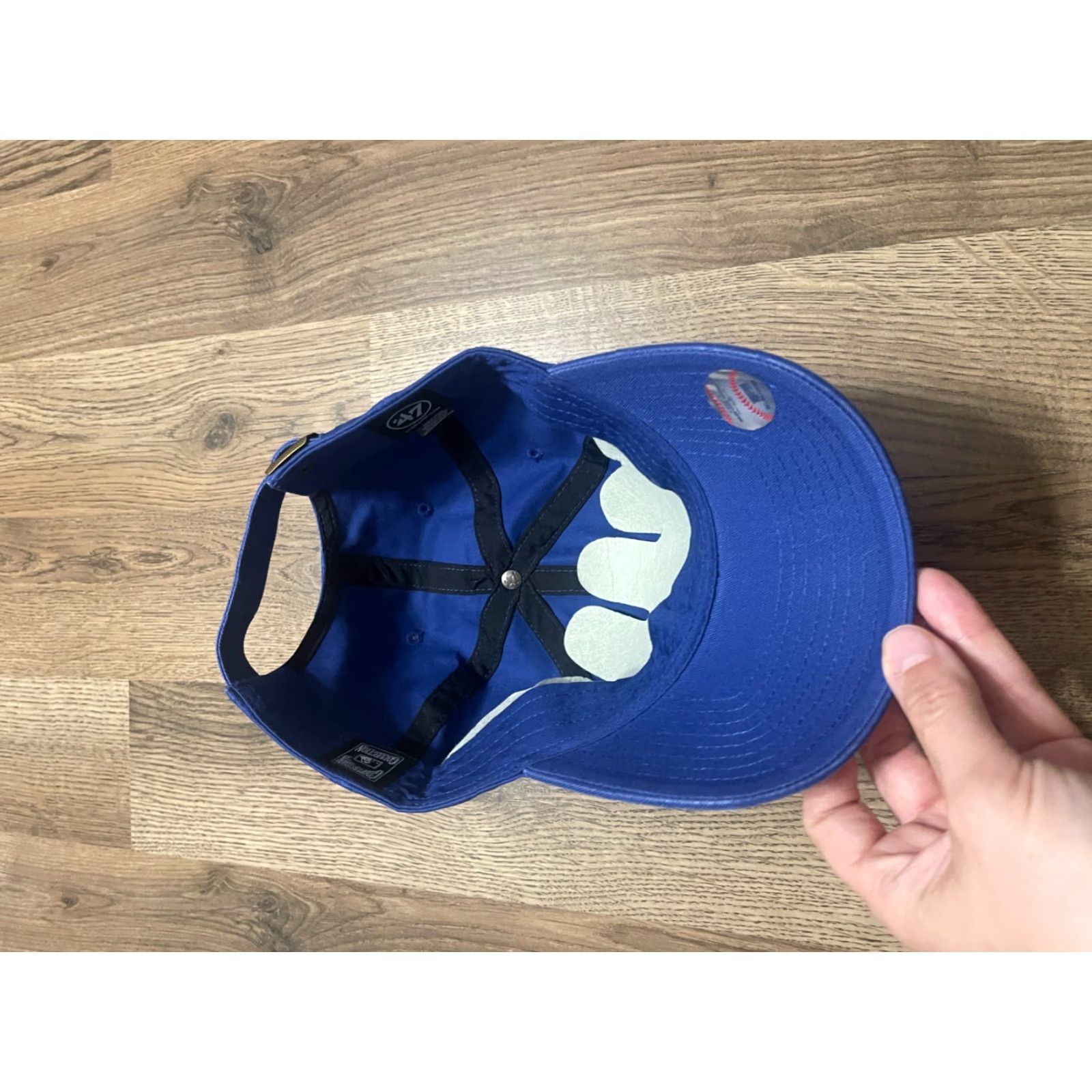 Vintage ’47 Baseball Cap Adjustable One Size Mens Blue Yellow Michigan Cooperstown Collection Cap Size ONE SIZE - 6 Thumbnail