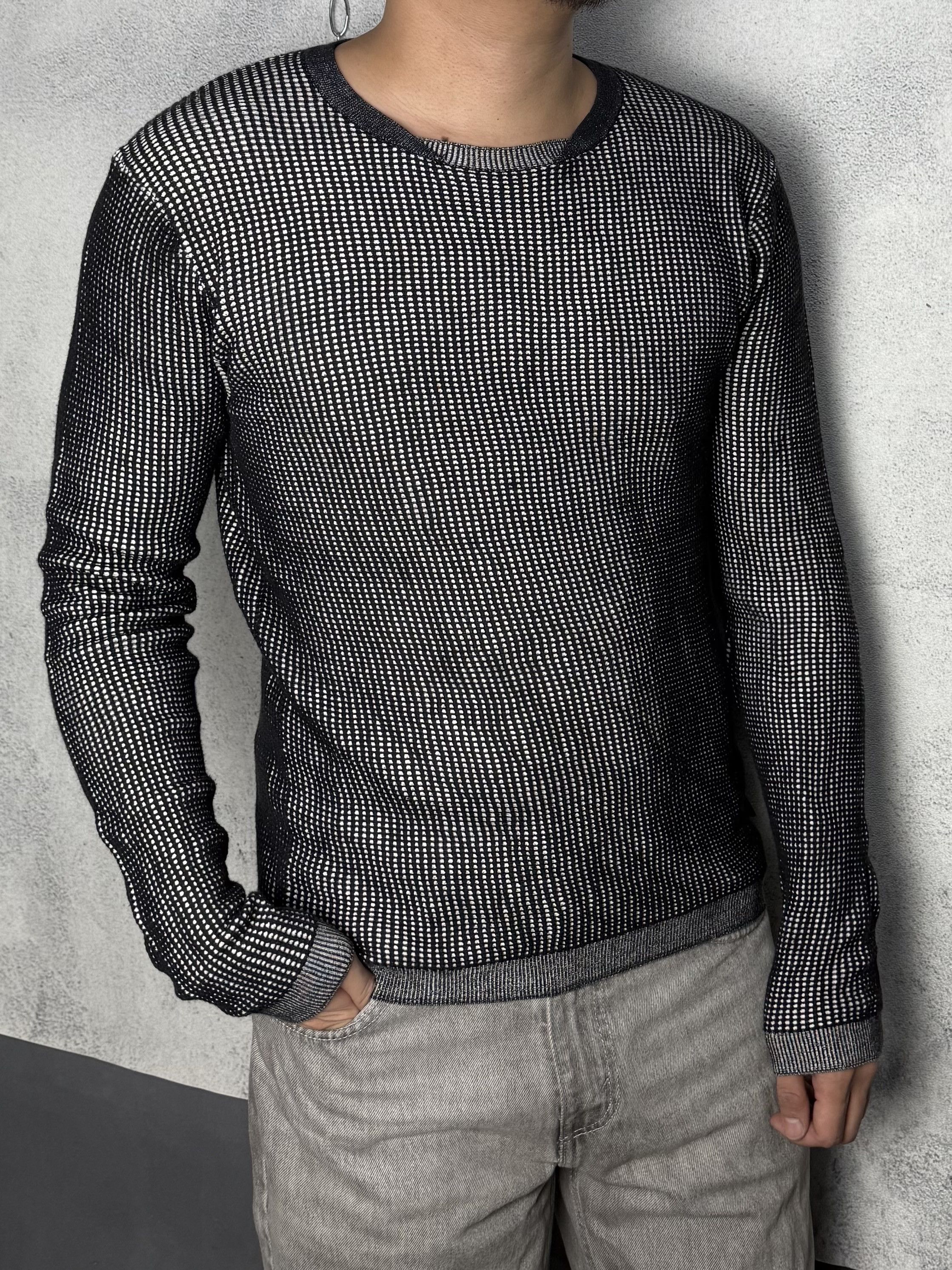 Armani Collezioni Mesh Knit Sweater Jumper